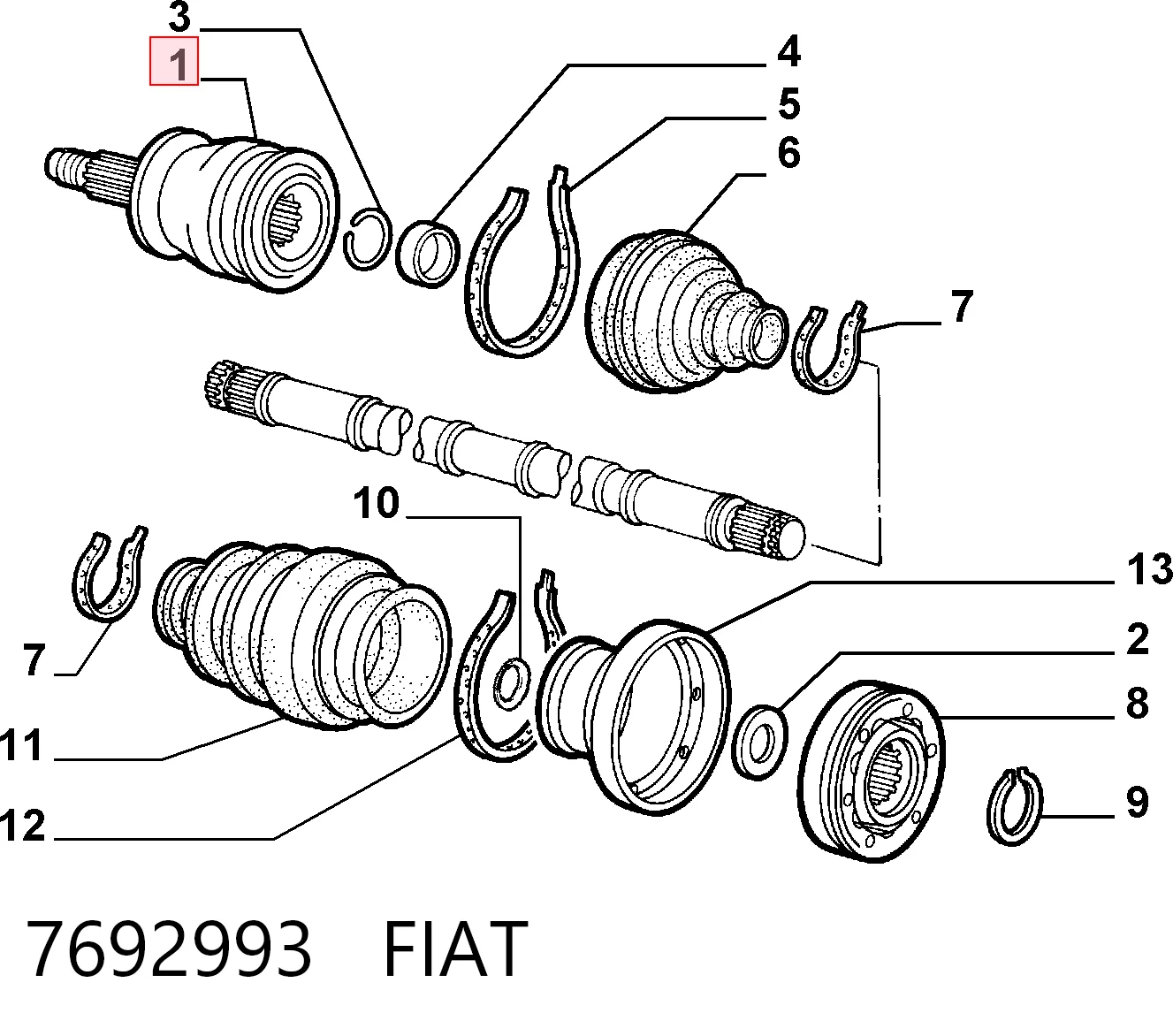 Junta homocinética exterior delantera Alfa Romeo 33  desde 37,03 €