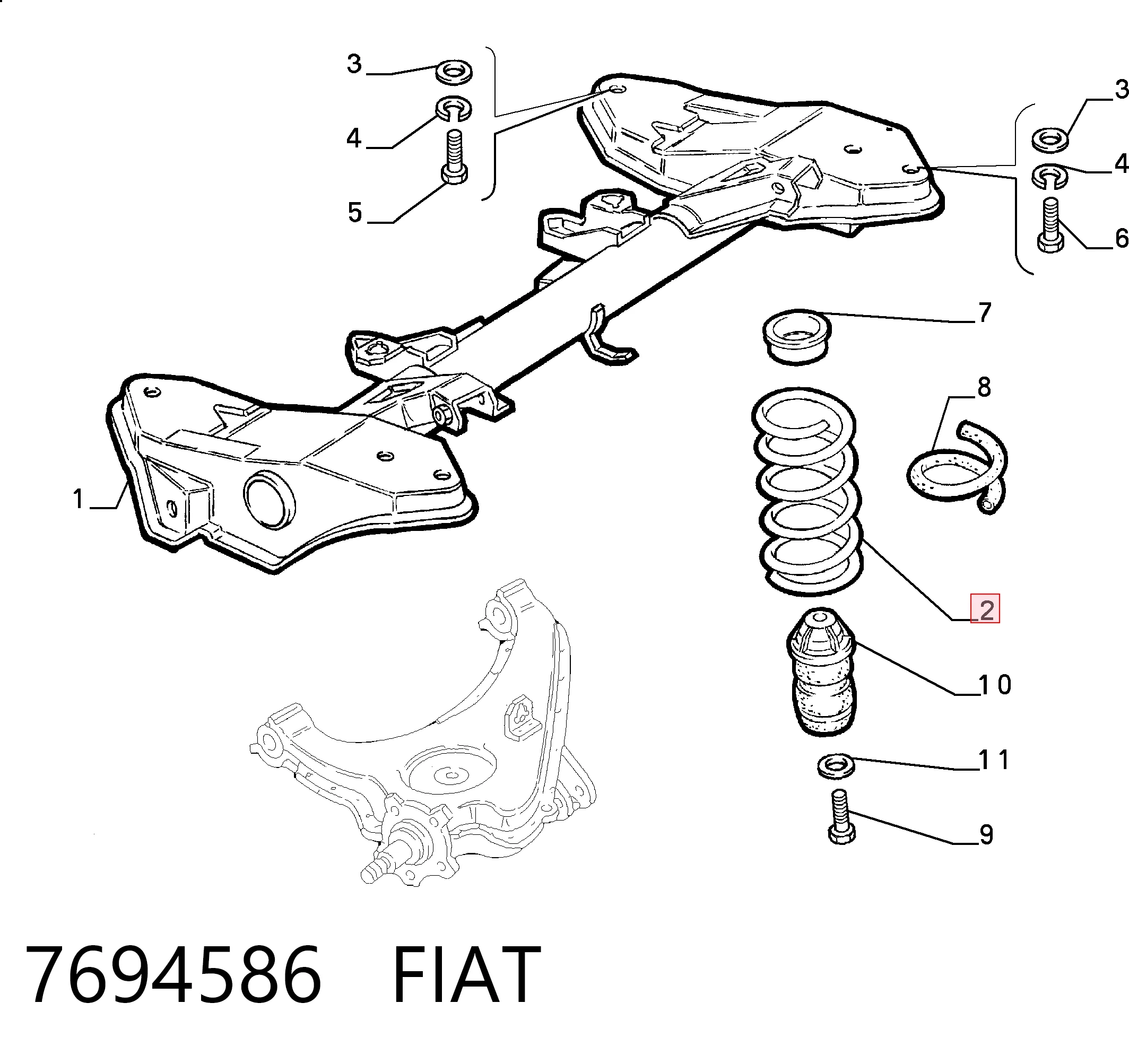 7694586 Fiat/Alfa/Lancia