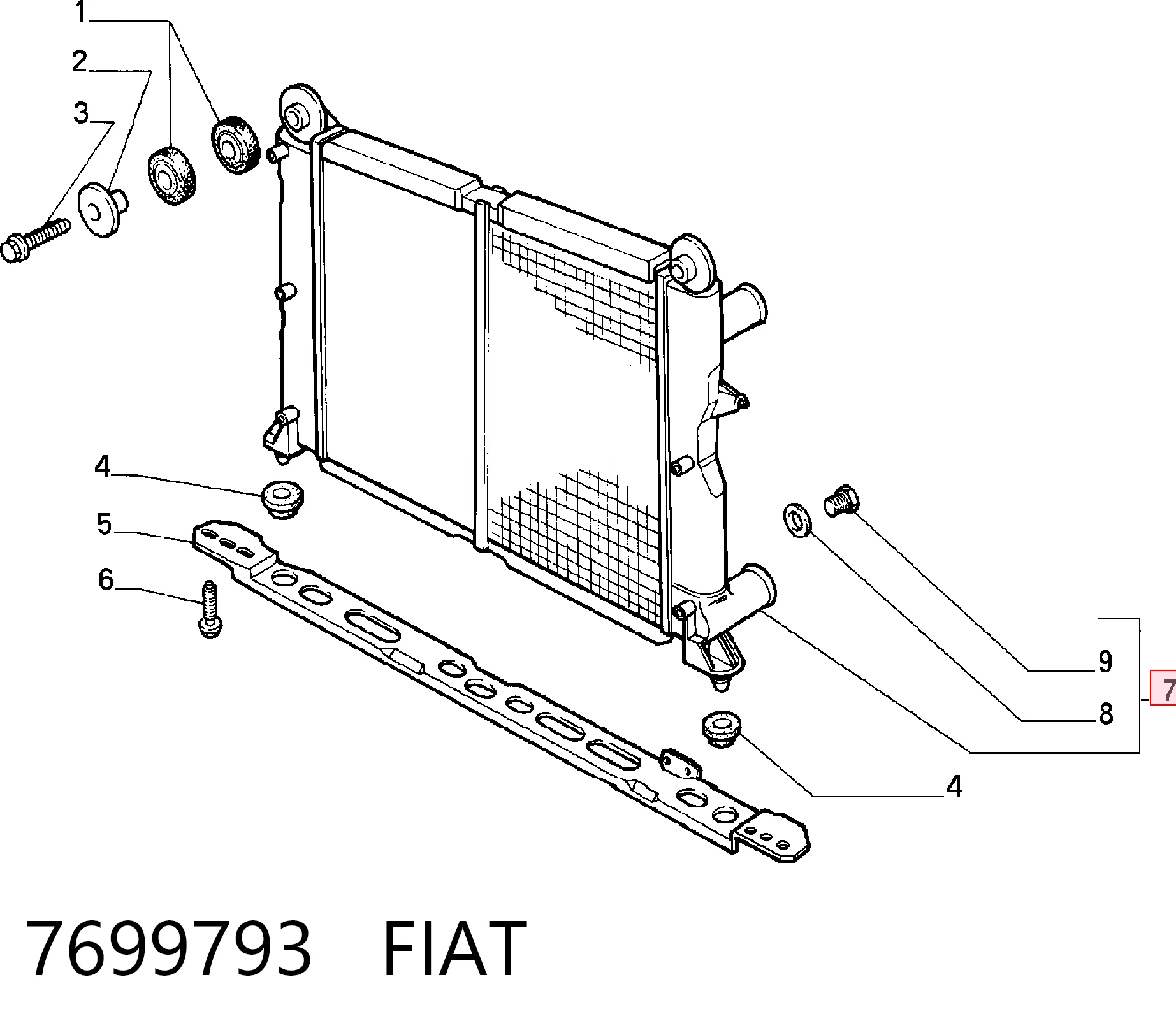 Água radiador Alfa Romeo 146 hatchback (930) (1994 - 2001) precio, desde 94,44 EUR