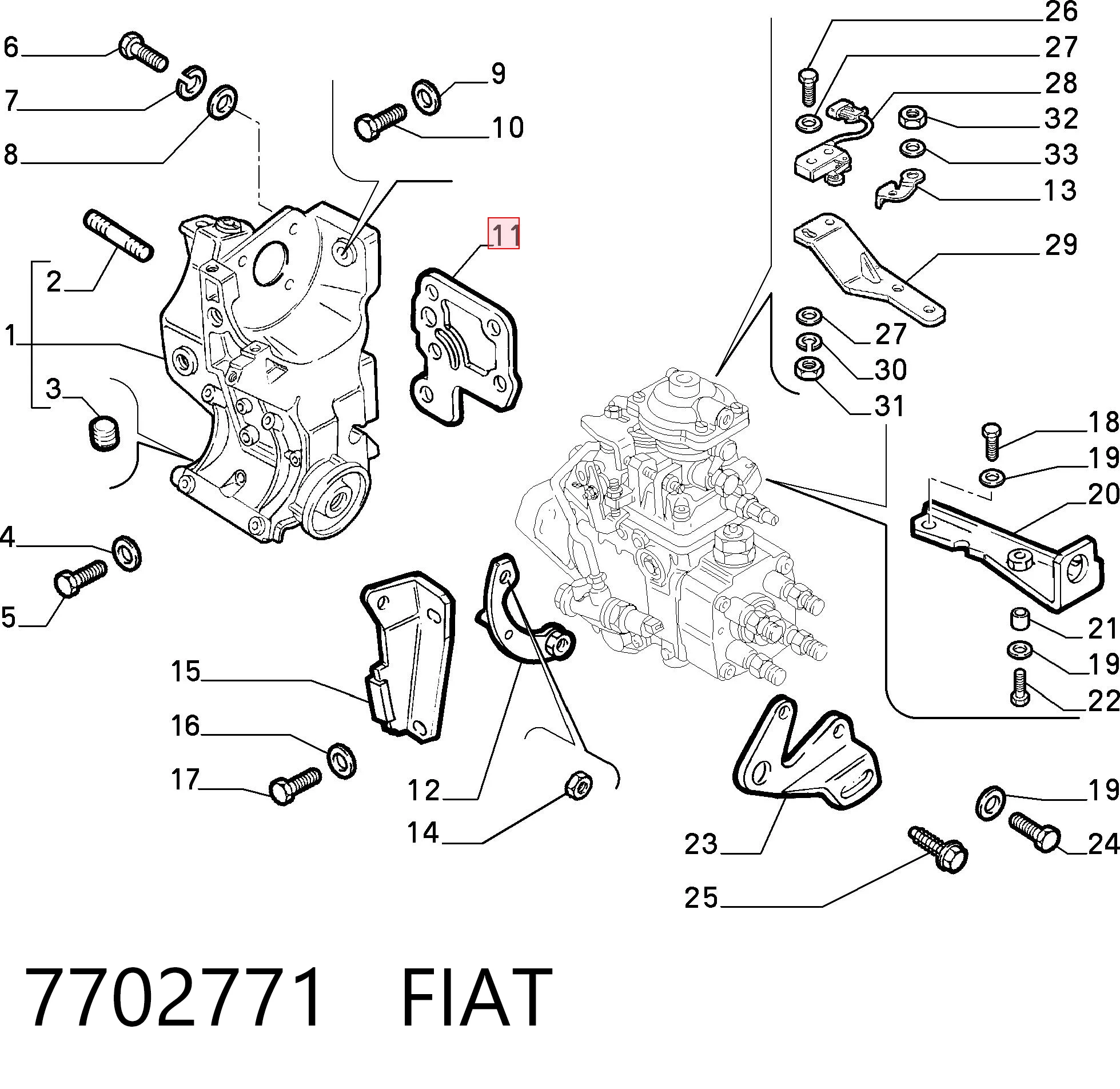 7702771 Fiat/Alfa/Lancia