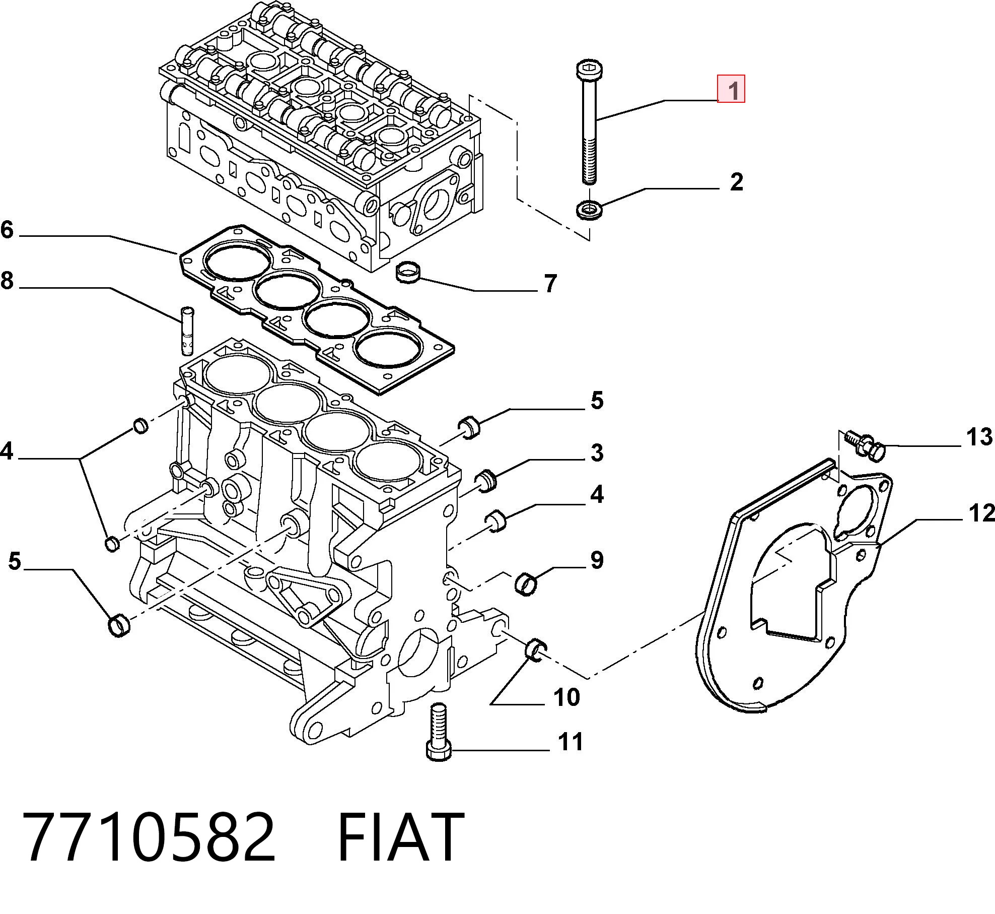 7710582 Fiat/Alfa/Lancia