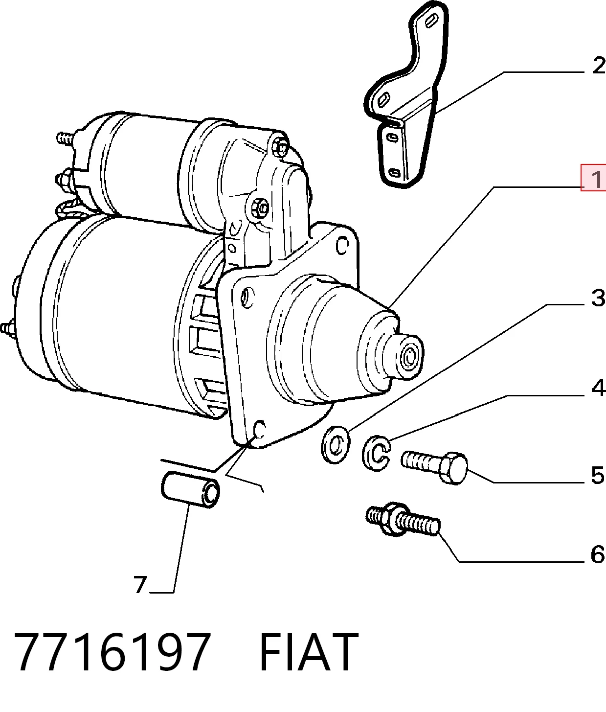 7716197 Fiat/Alfa/Lancia