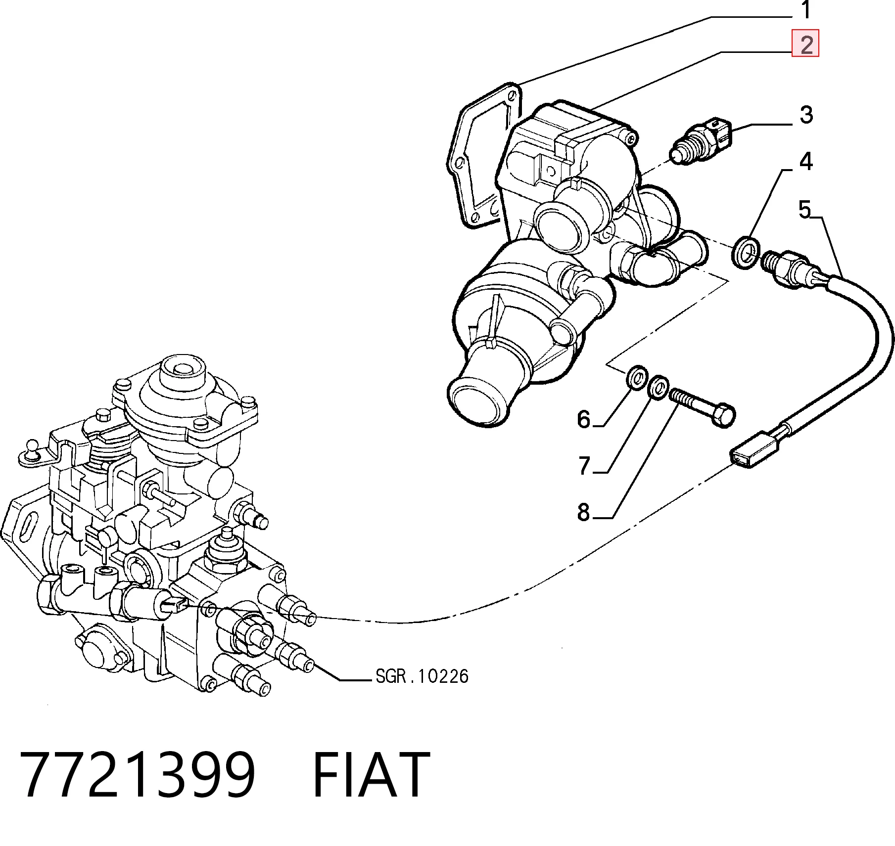 7721399 Fiat/Alfa/Lancia