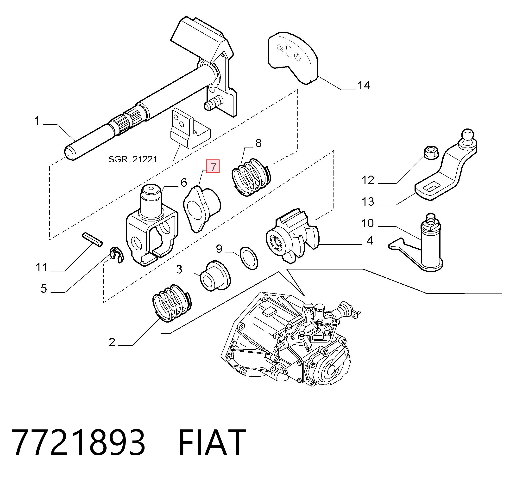 7721893 Fiat/Alfa/Lancia