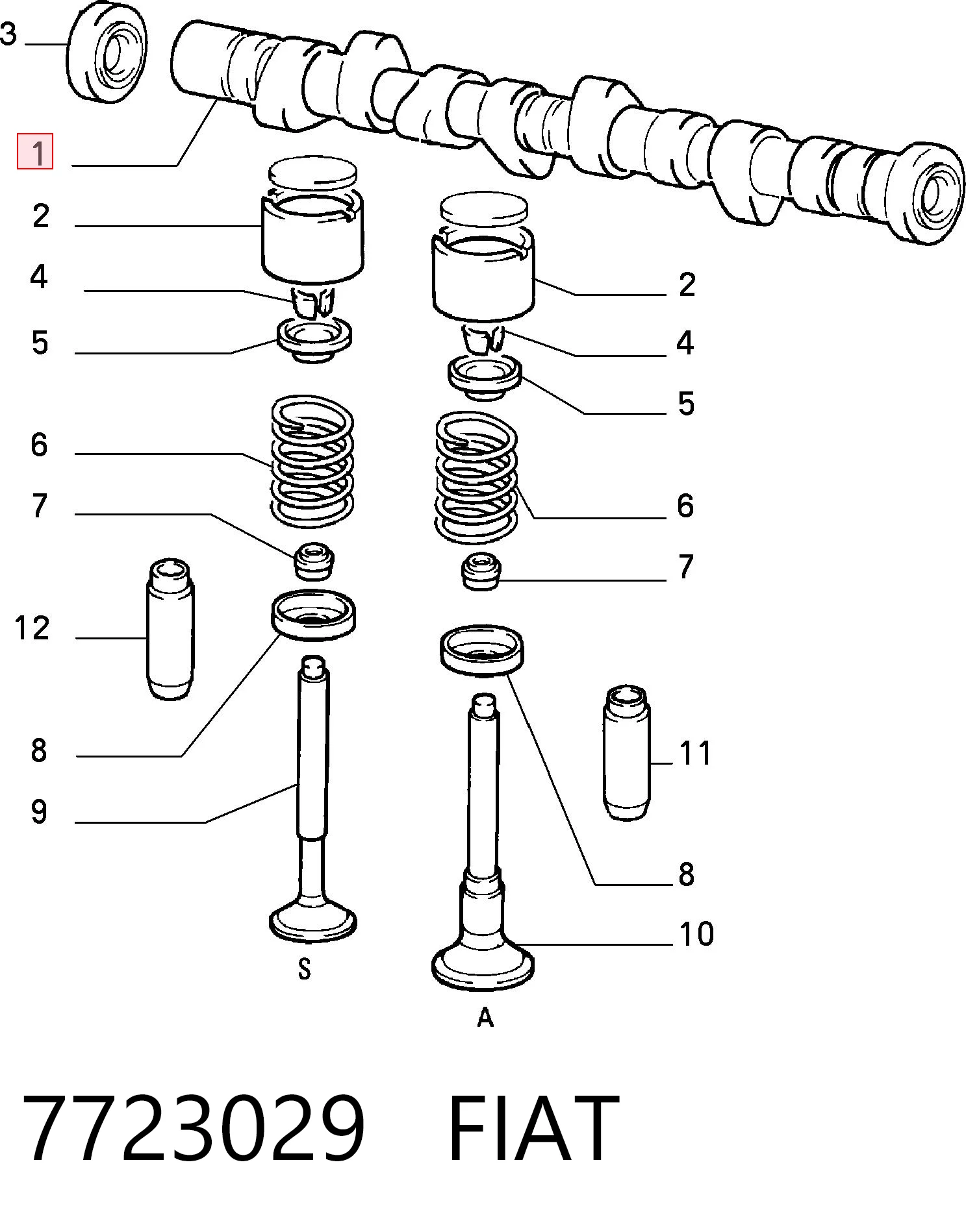 Comprar Árbol de levas Fiat Punto I 176 a bajo precio