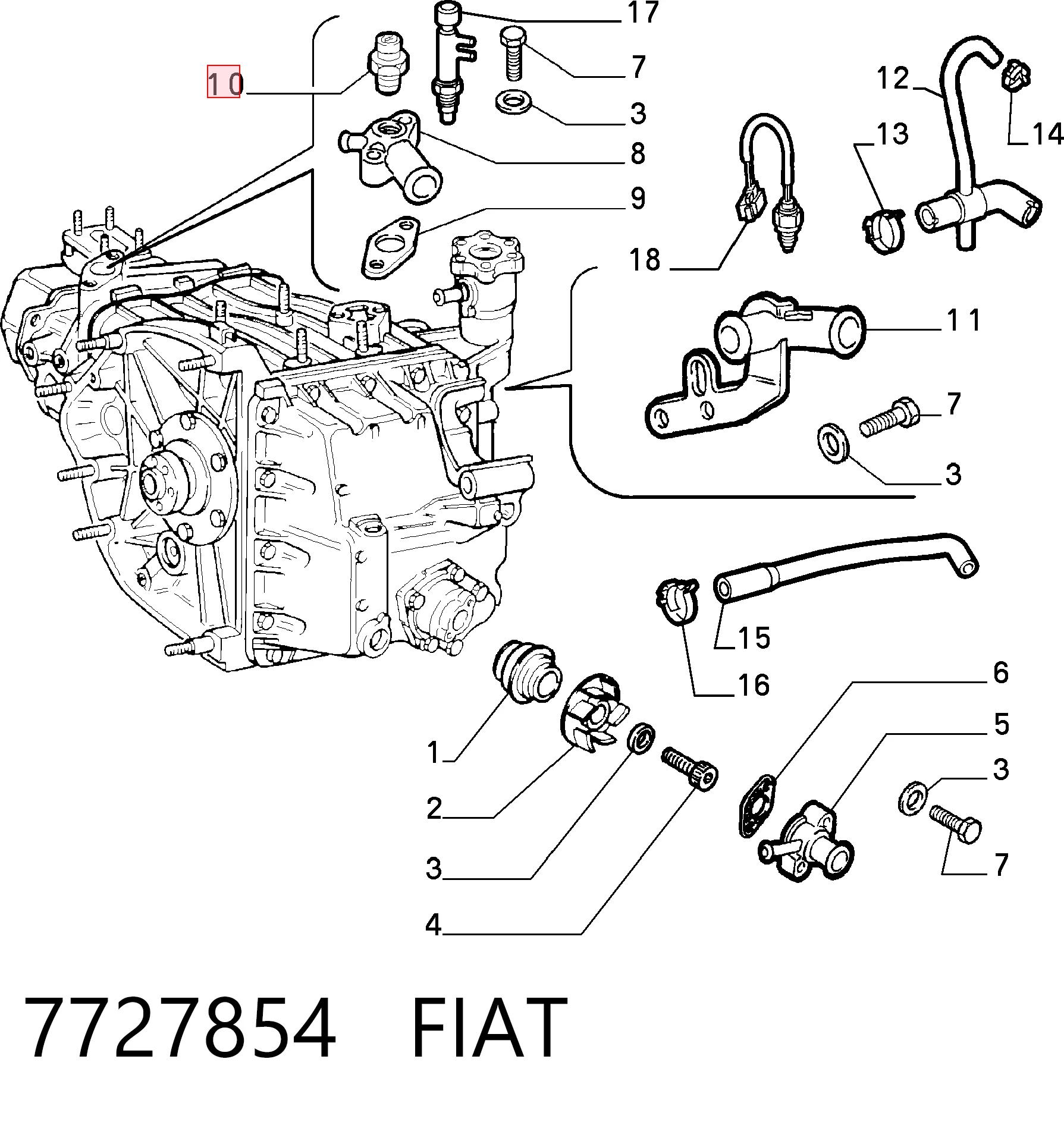 Comprar Sensor de temperatura de agua Ducato I 290