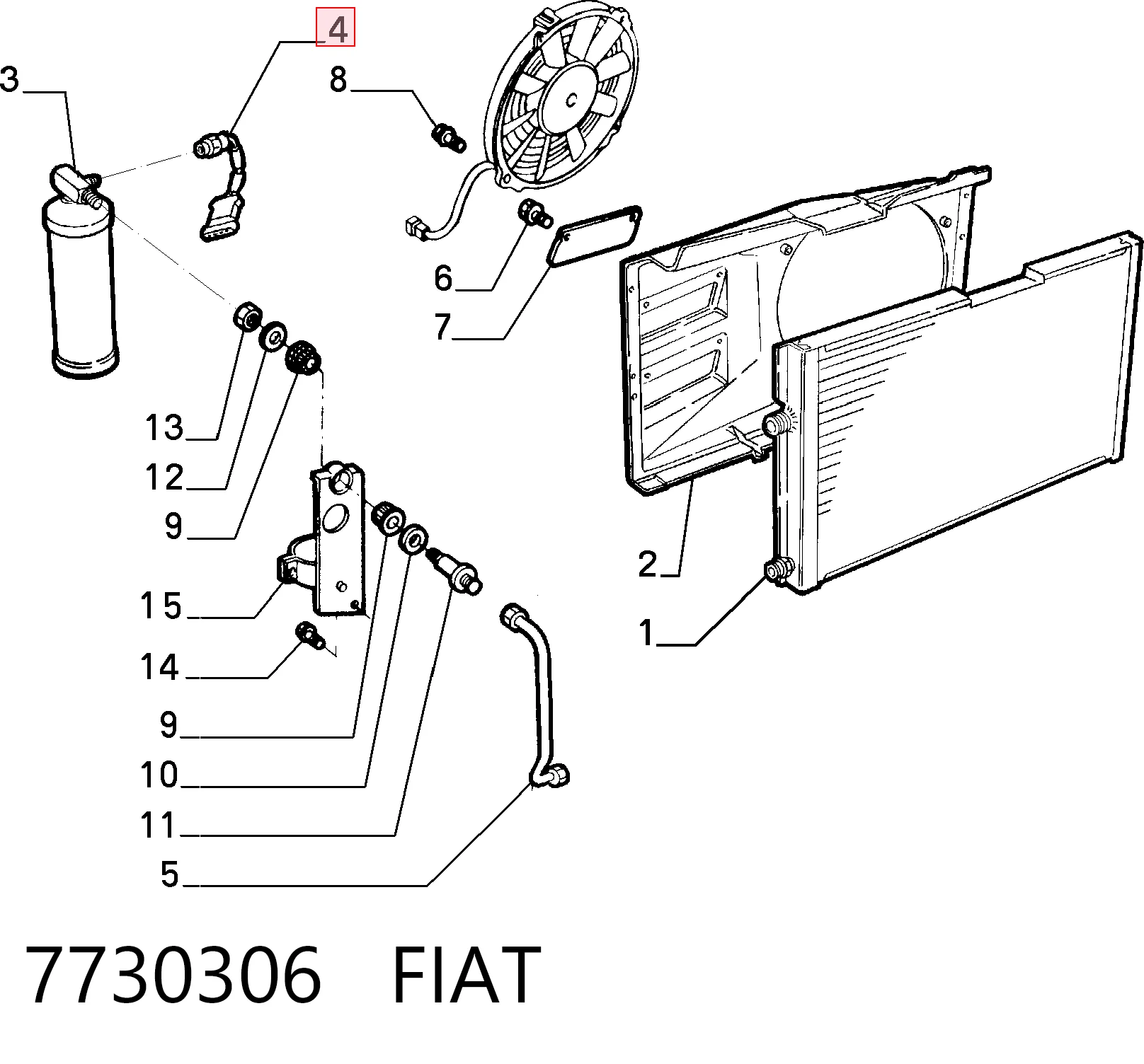 Sensor AC Fiat Tipo hatchback comprar en España