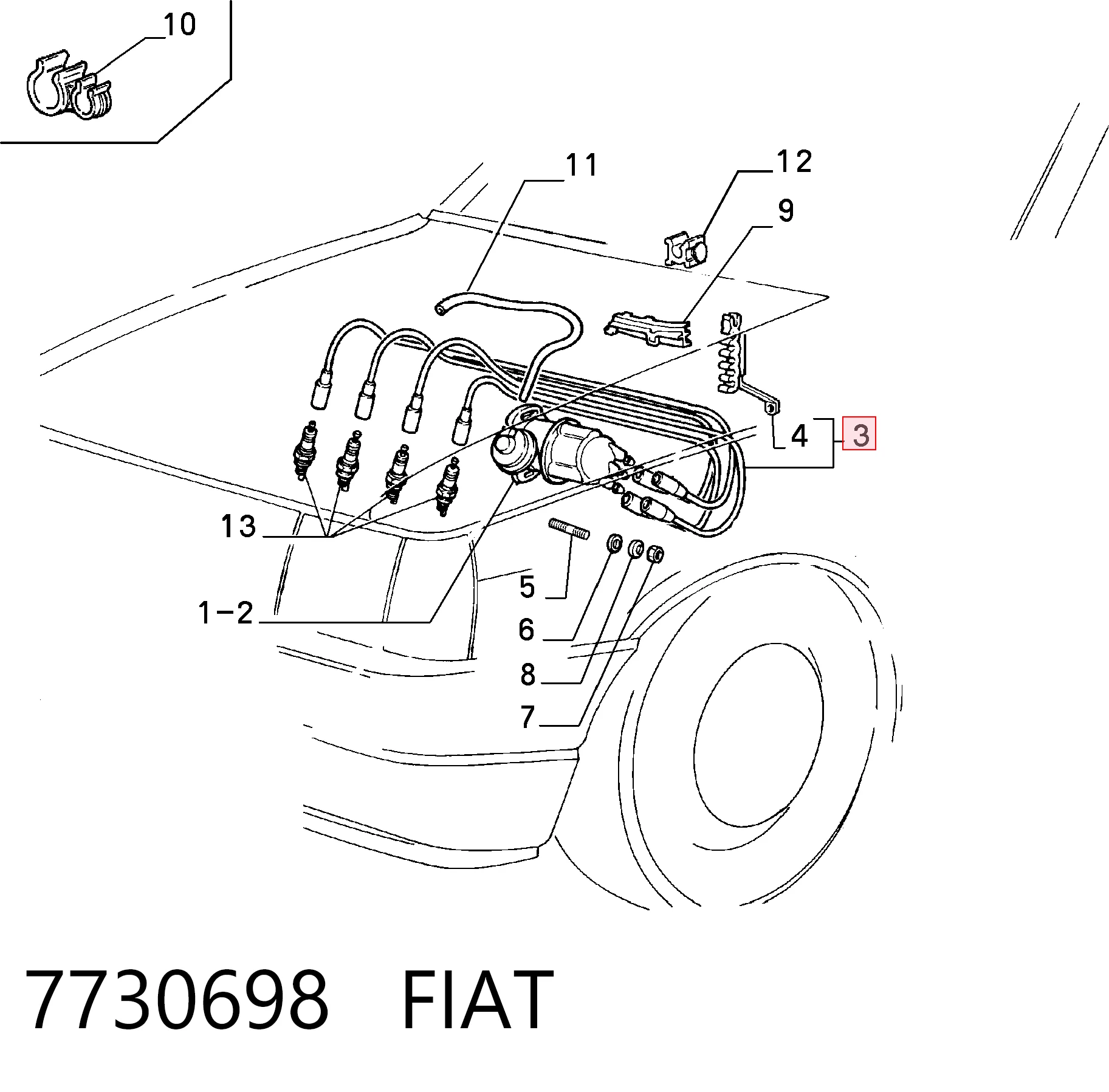 Cables de encendido para Fiat Tipo  (160)