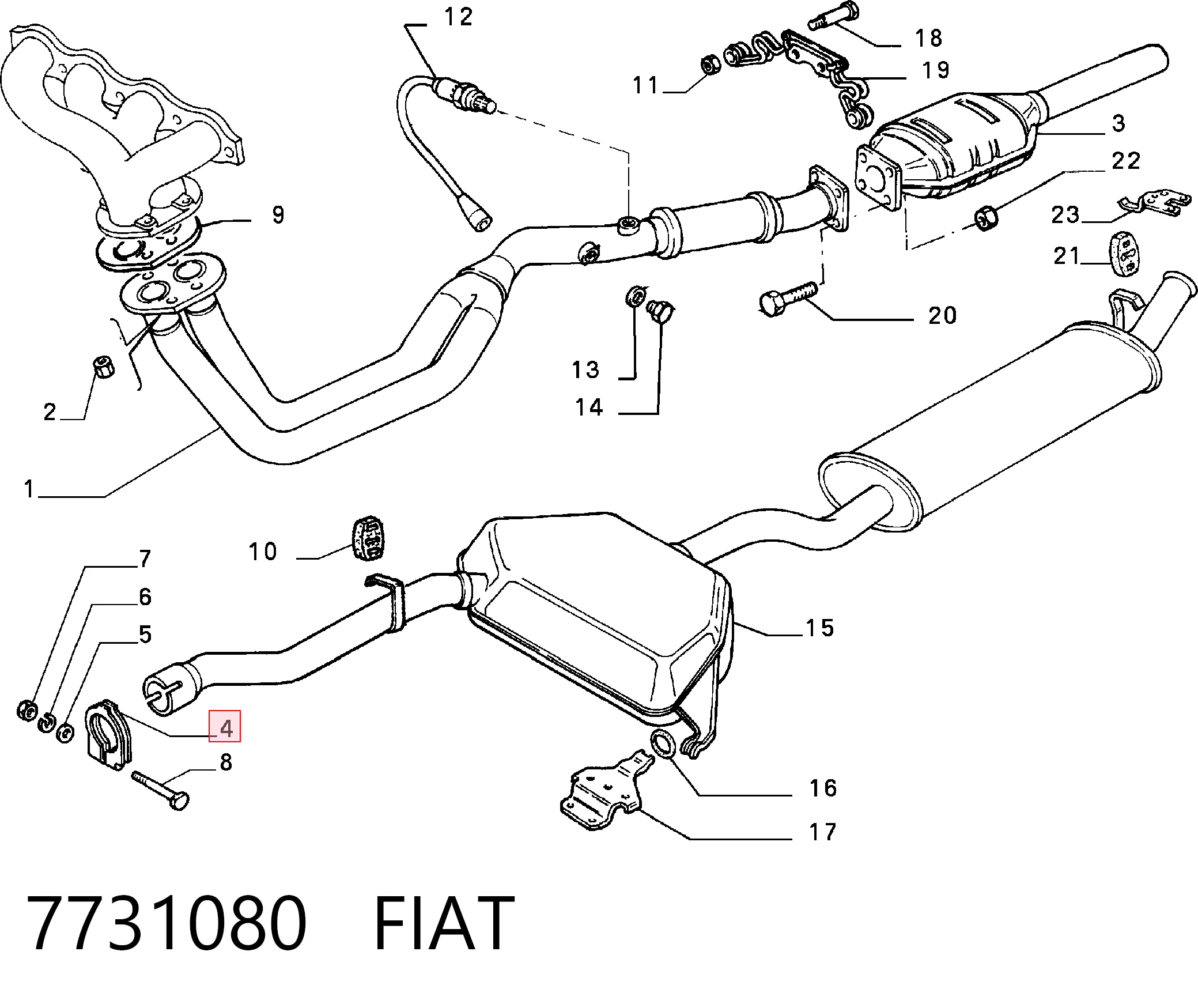 7731080 Fiat/Alfa/Lancia