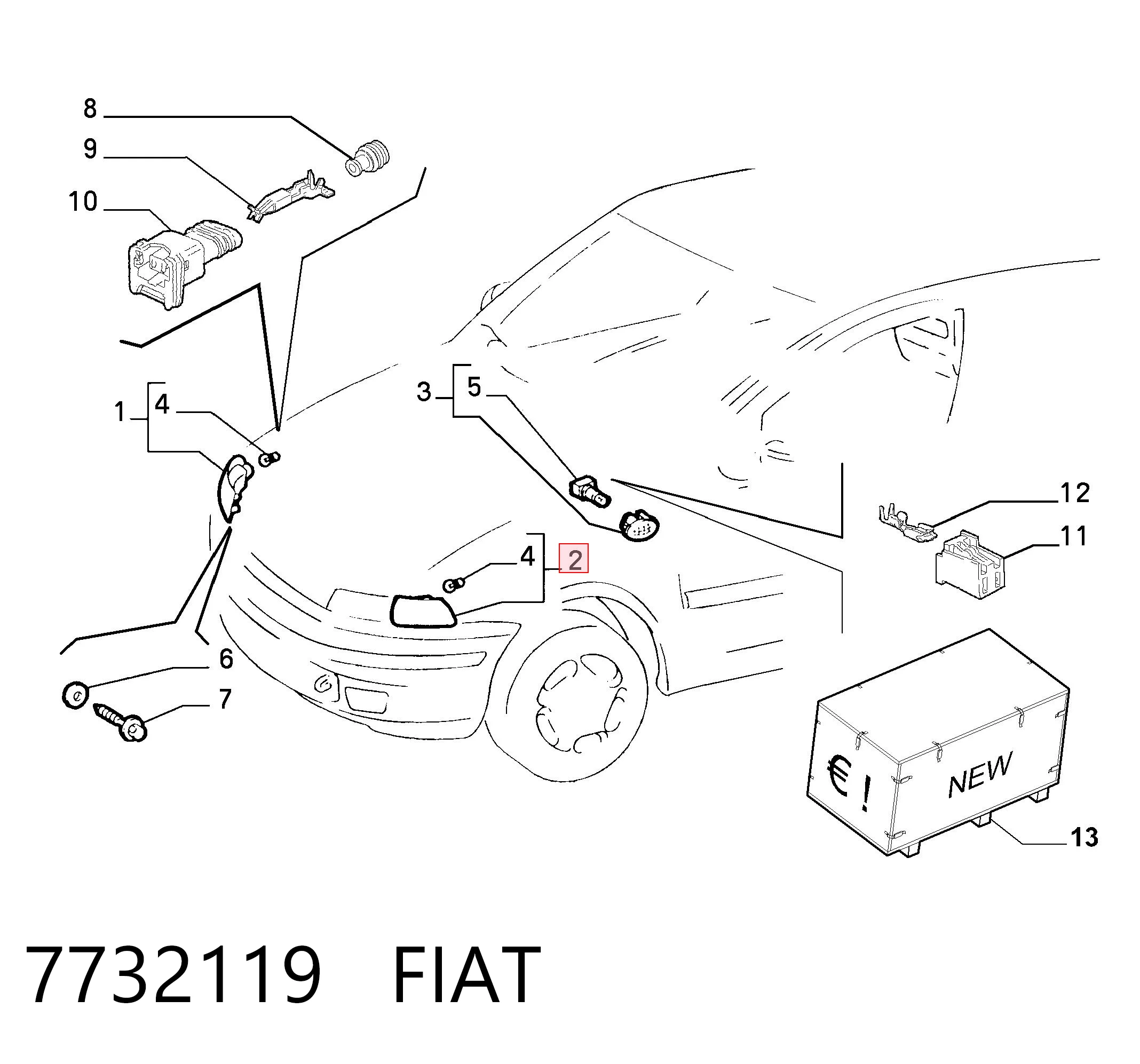 7732119 Fiat/Alfa/Lancia