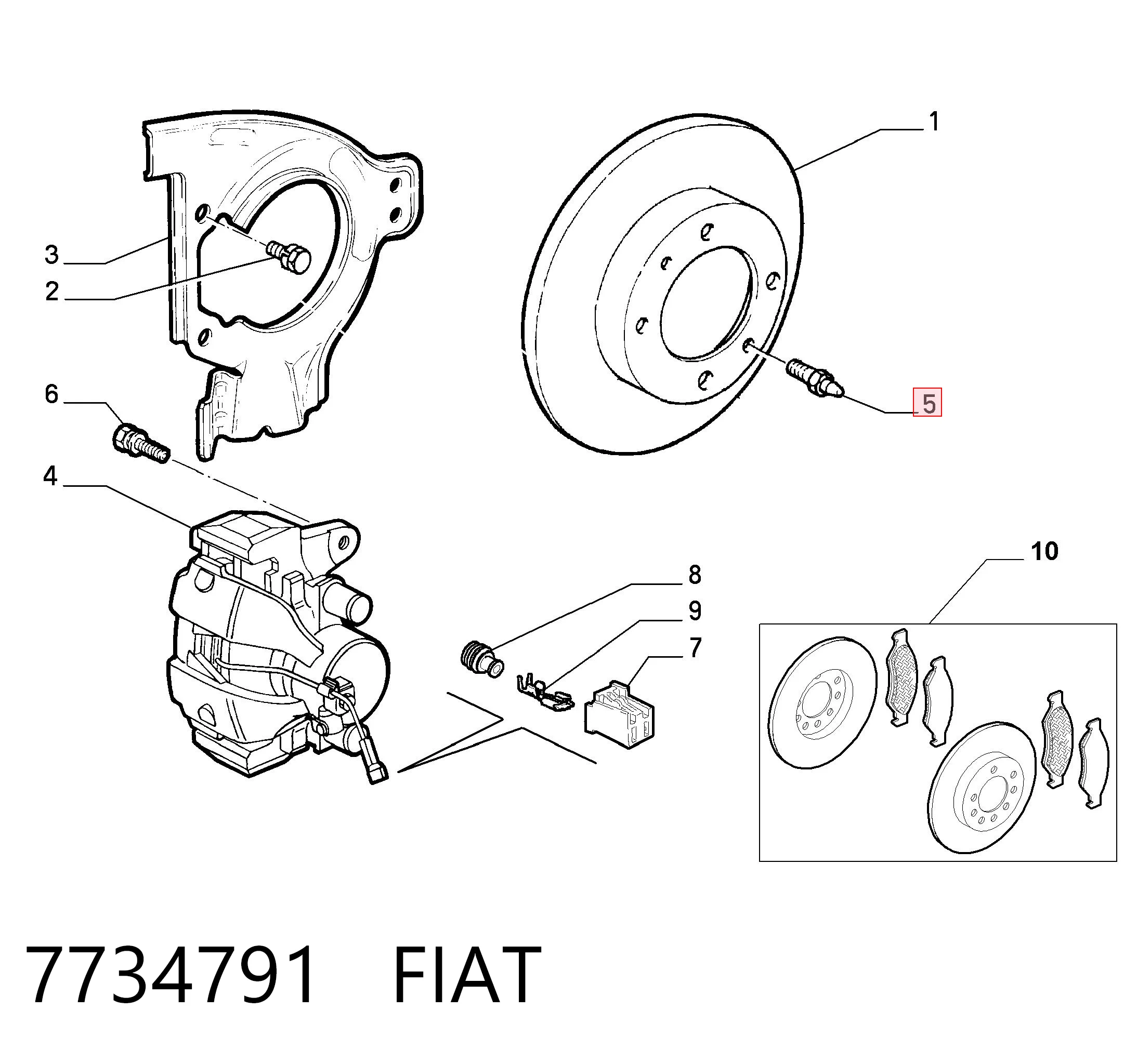 7734791 Fiat/Alfa/Lancia