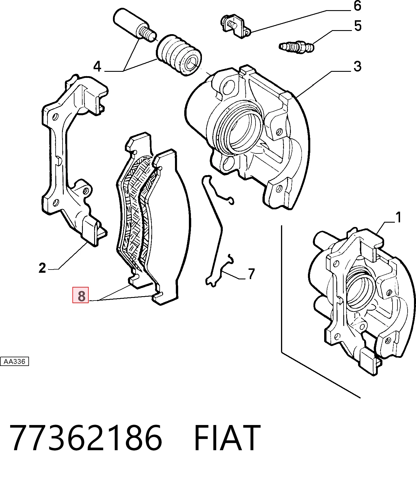 77362186 Fiat/Alfa/Lancia