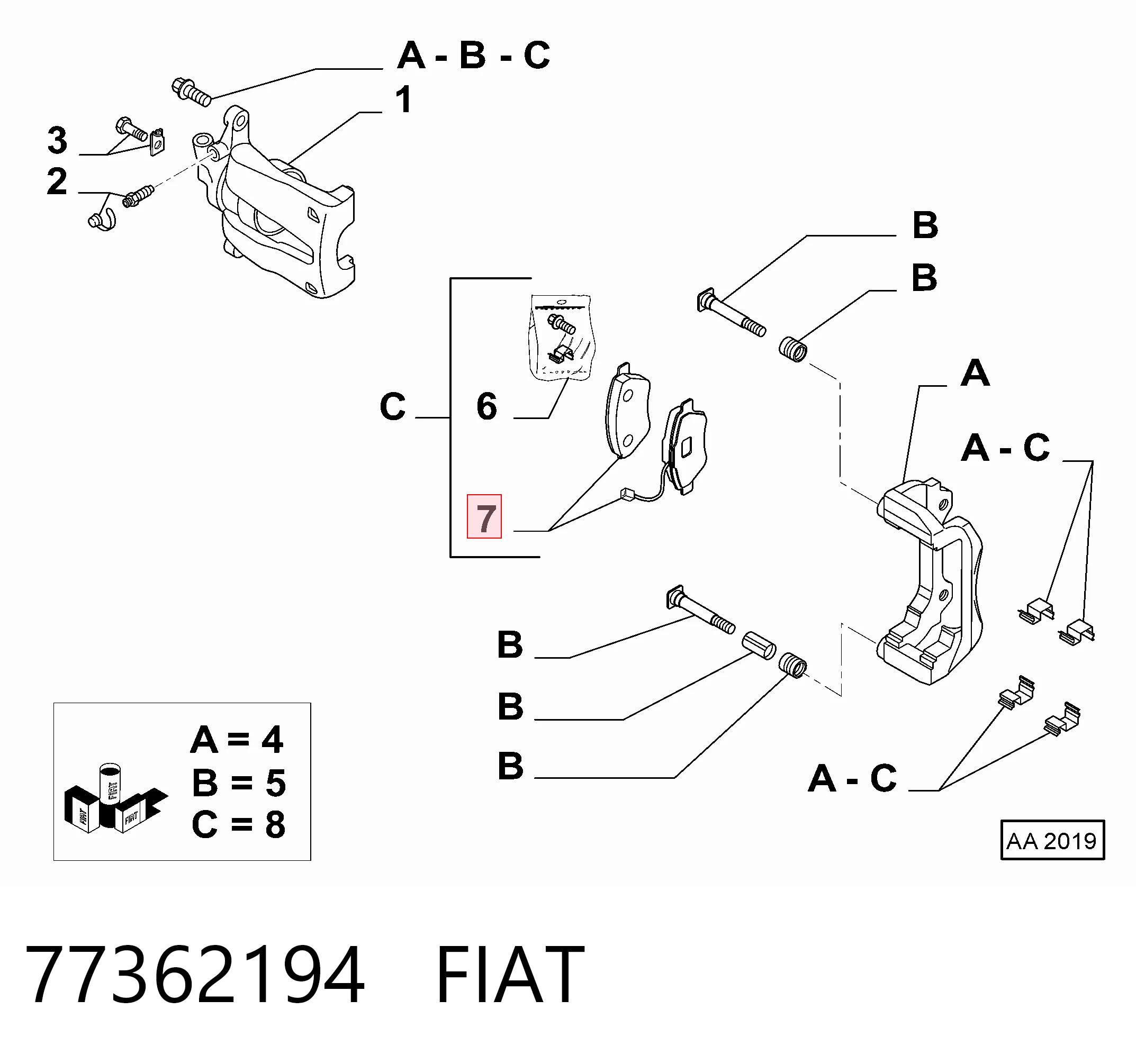 77362194 Fiat/Alfa/Lancia