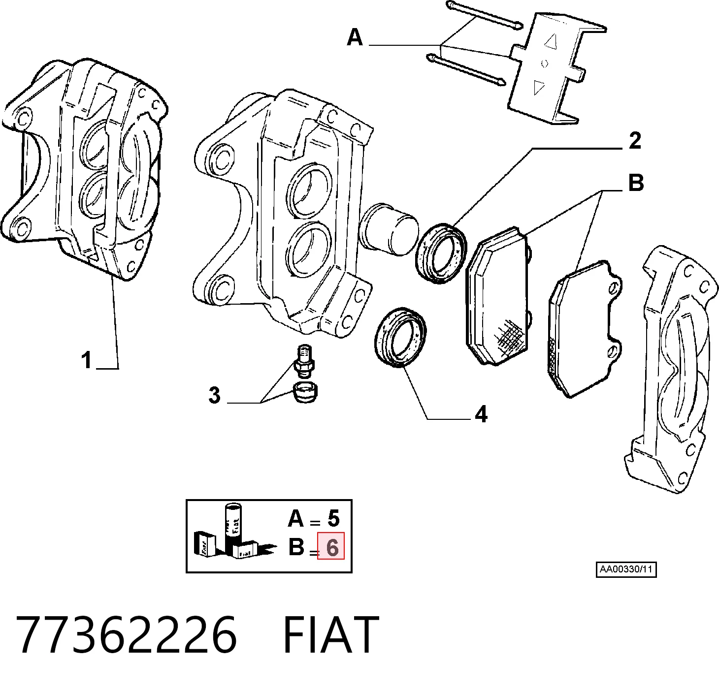 77362226 Fiat/Alfa/Lancia