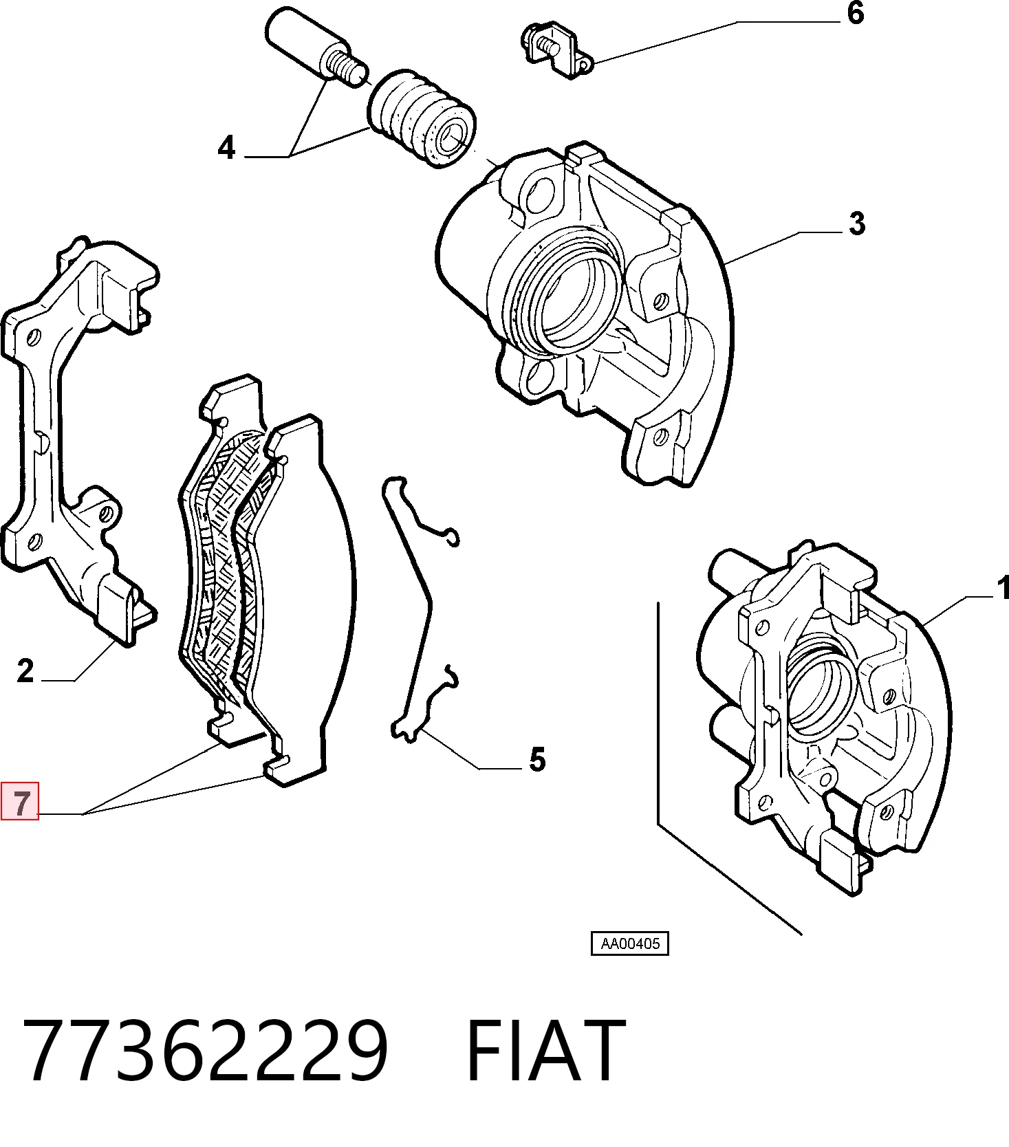 77362229 Fiat/Alfa/Lancia