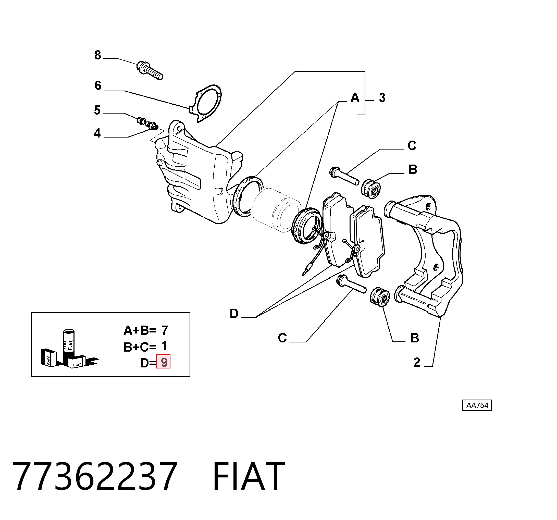 77362237 Fiat/Alfa/Lancia