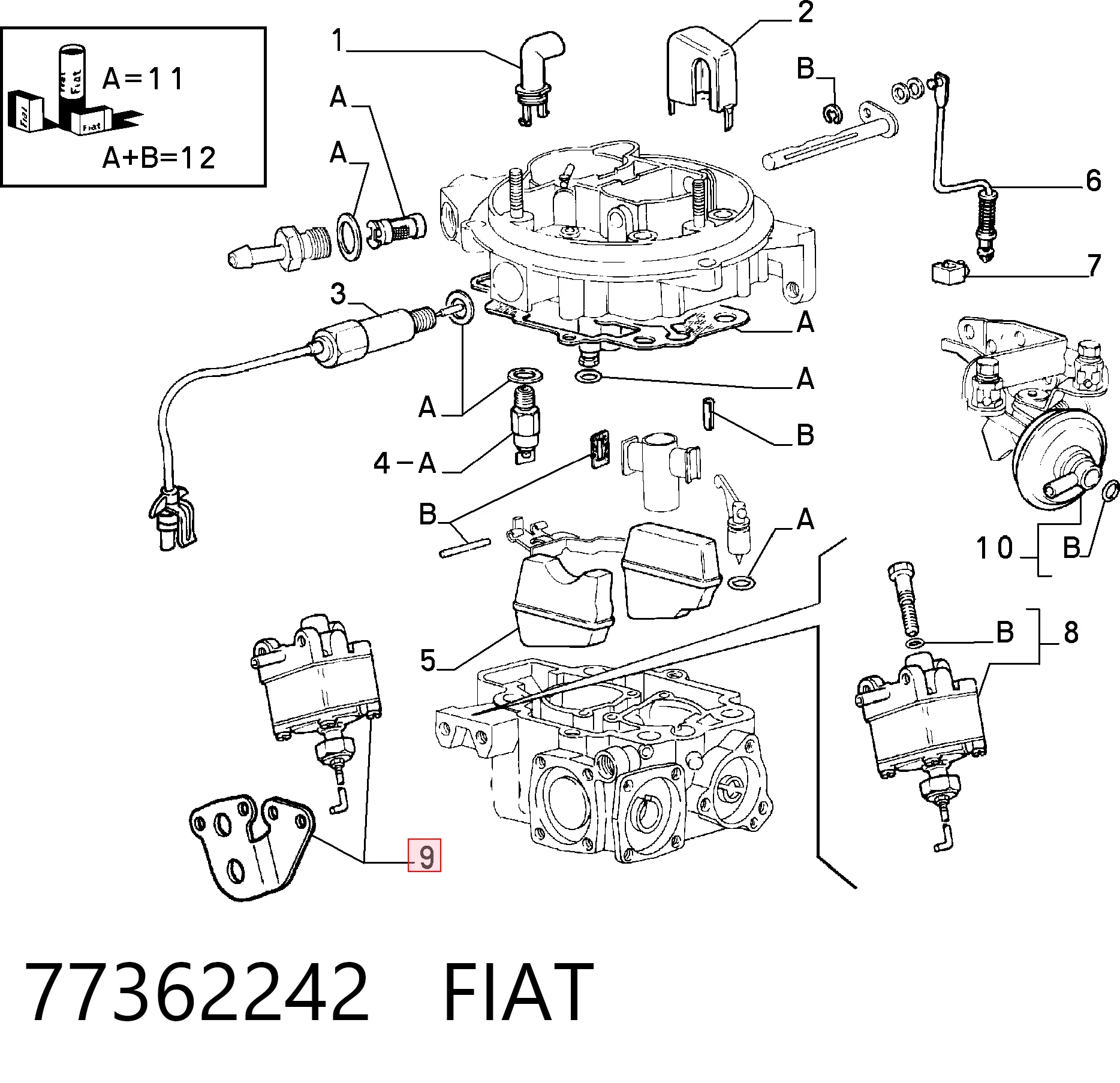 77362242 Fiat/Alfa/Lancia
