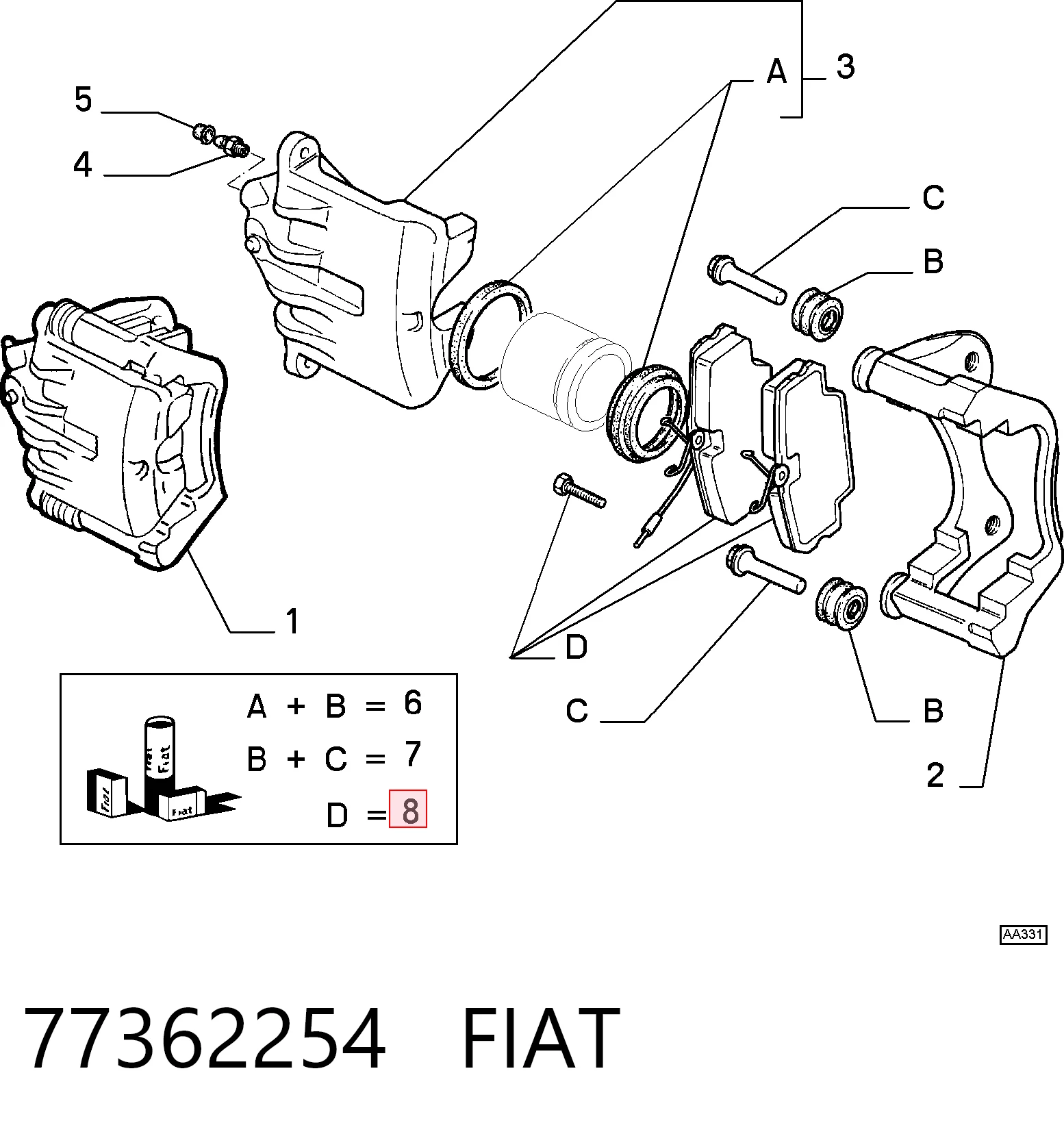 77362254 Fiat/Alfa/Lancia