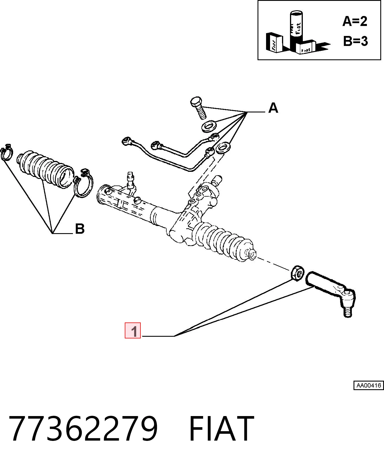 77362279 Fiat/Alfa/Lancia