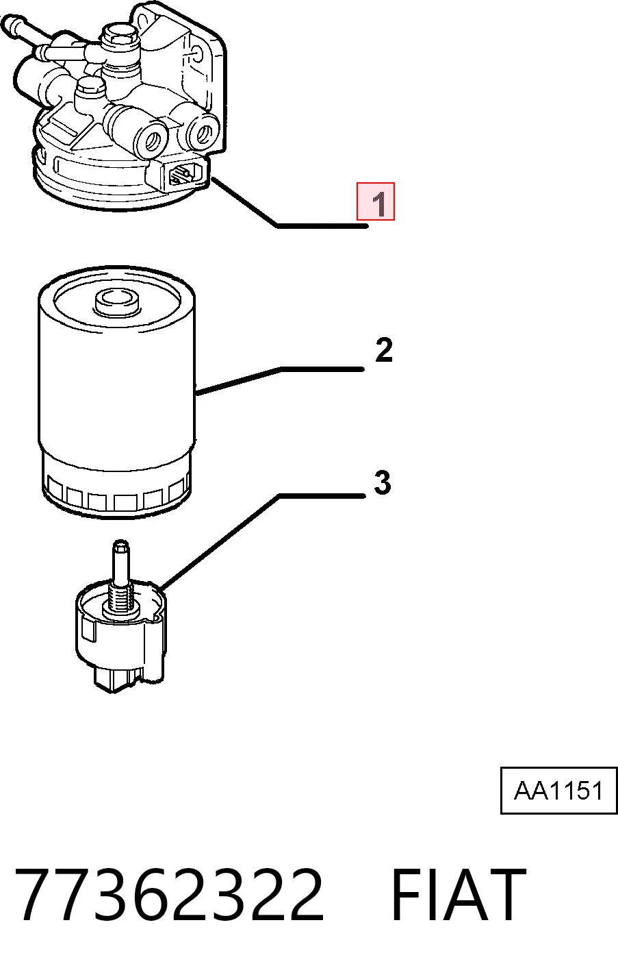 77362322 Fiat/Alfa/Lancia