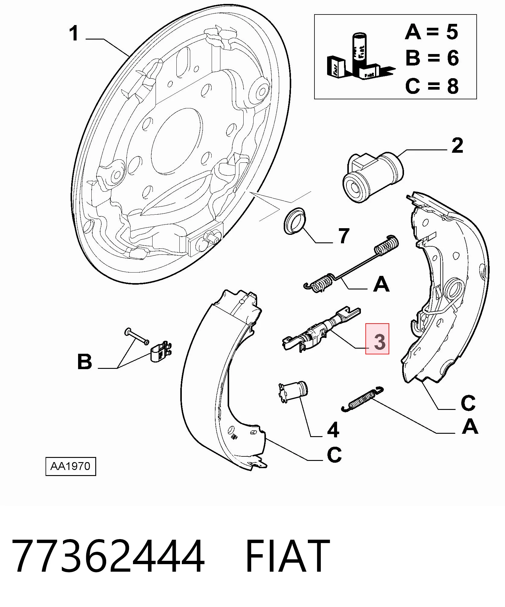 77362444 Fiat/Alfa/Lancia