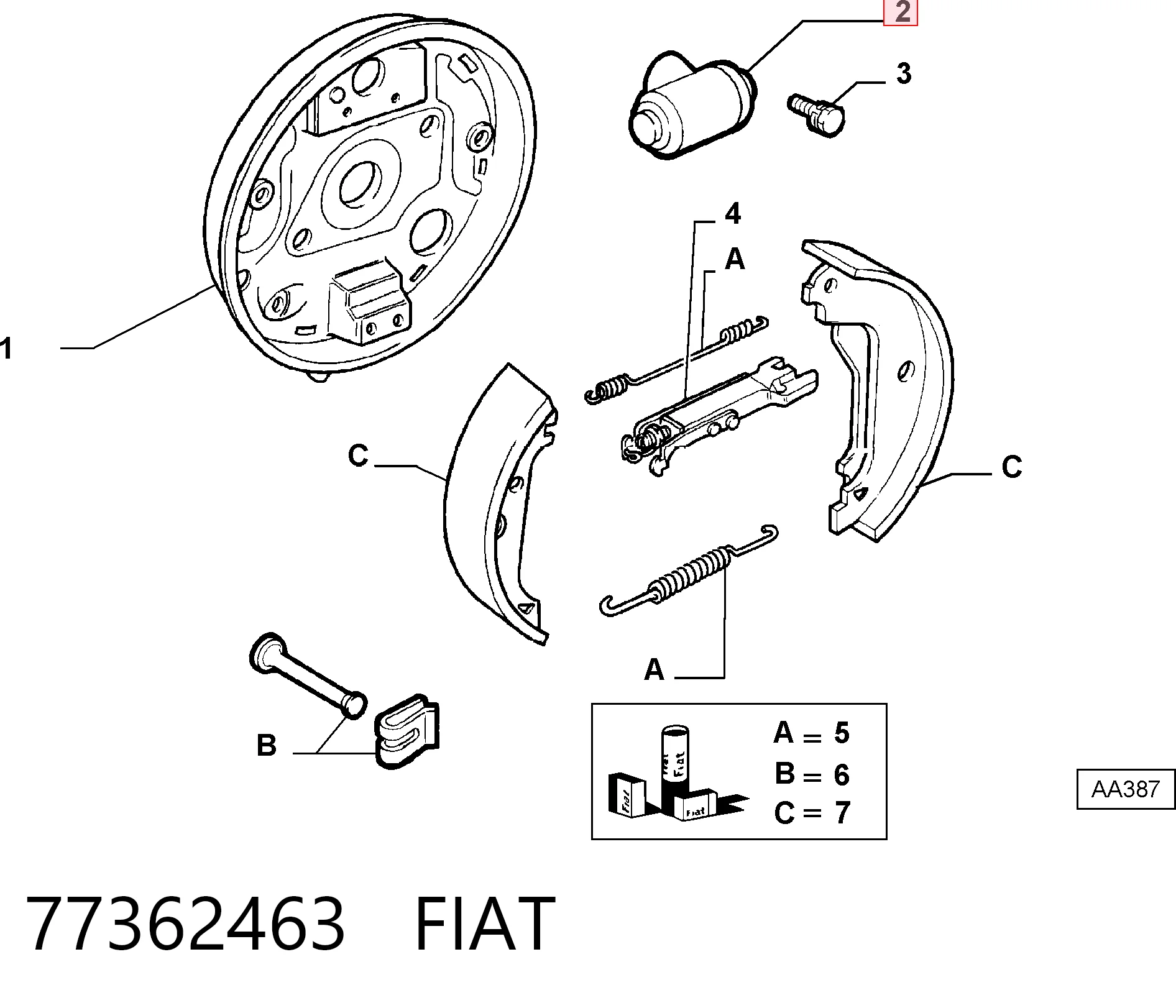 77362463 Fiat/Alfa/Lancia