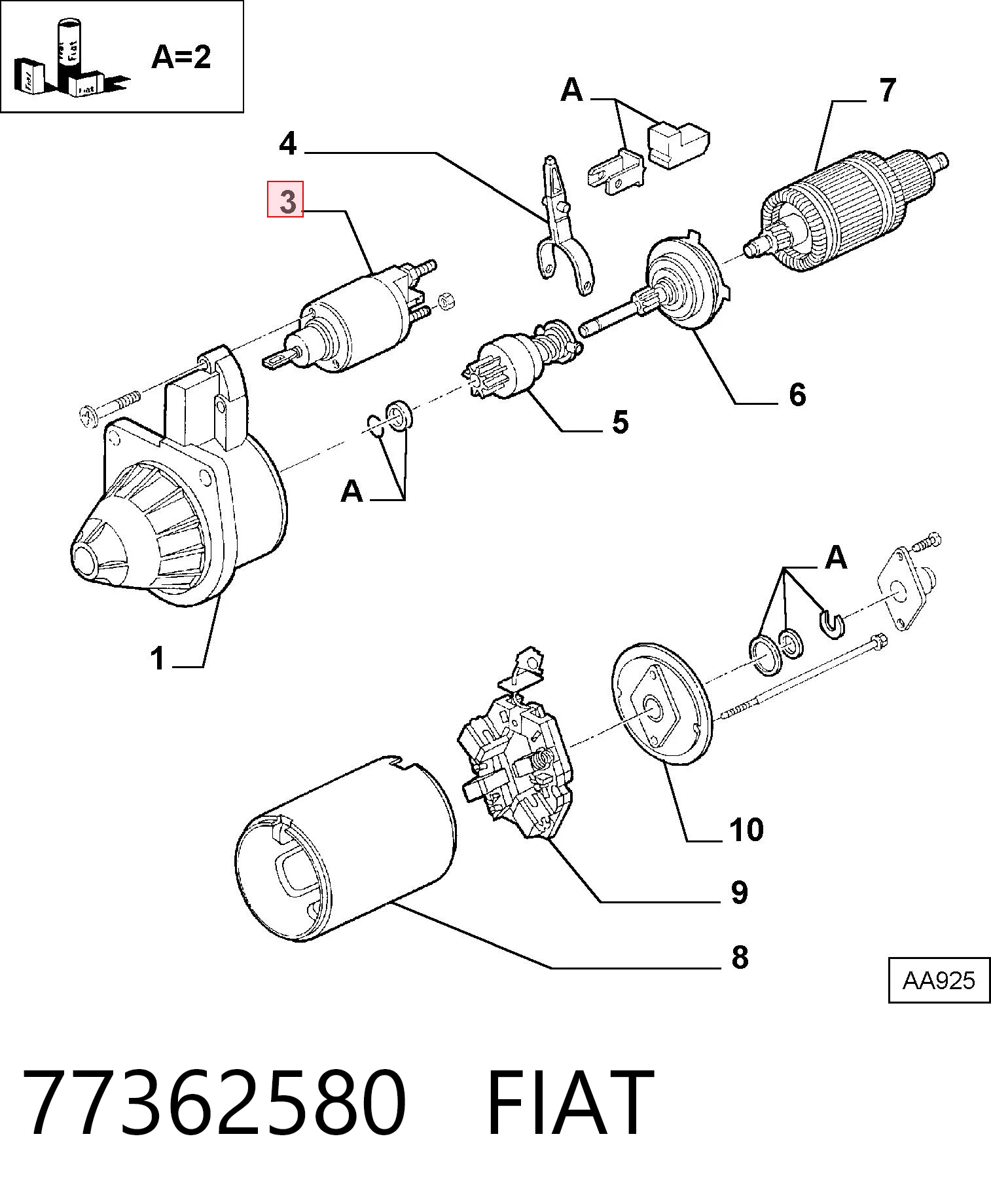 Comprar Solenoide de arranque BMW 3 E90 a bajo precio