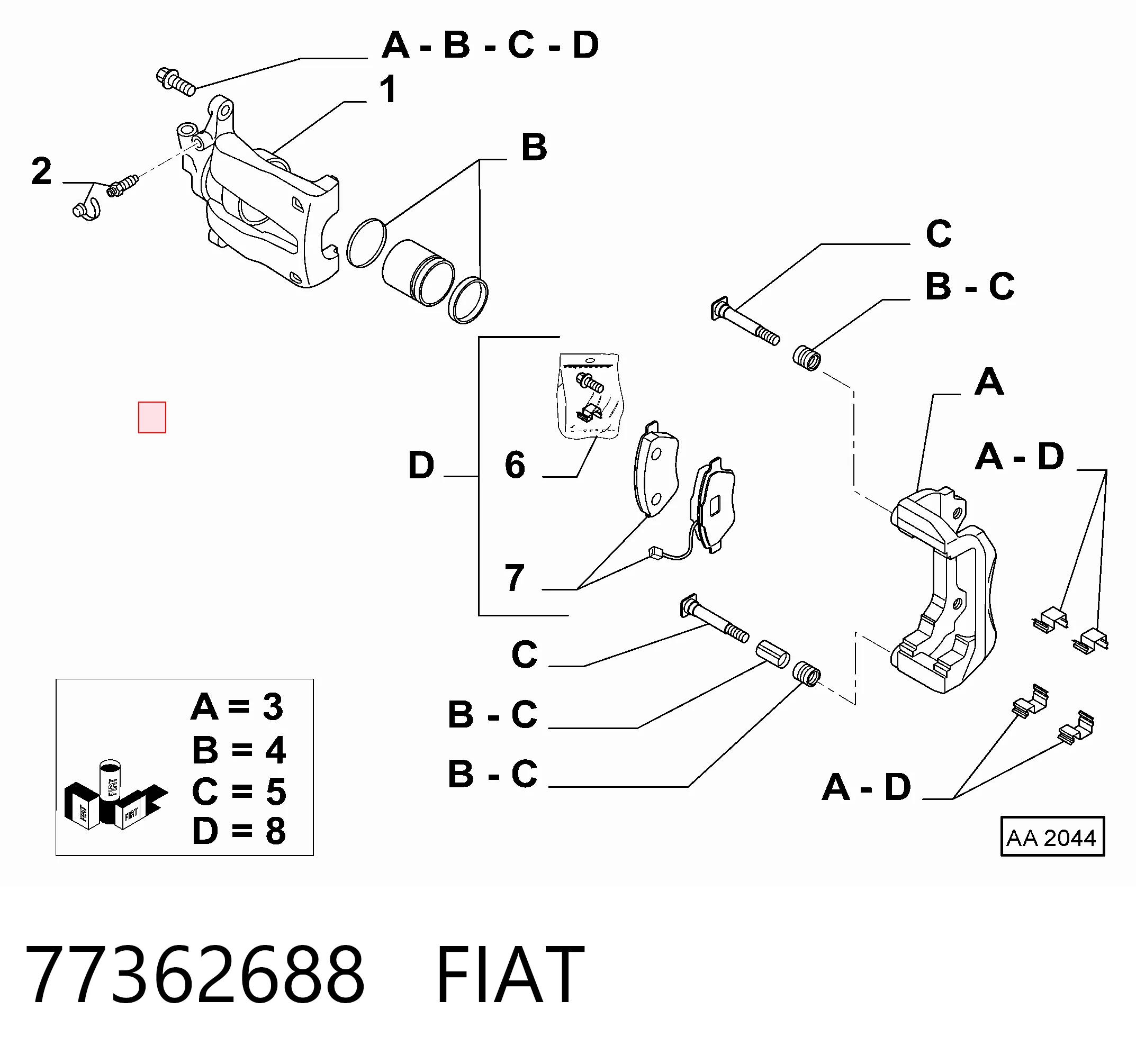 77362688 Fiat/Alfa/Lancia