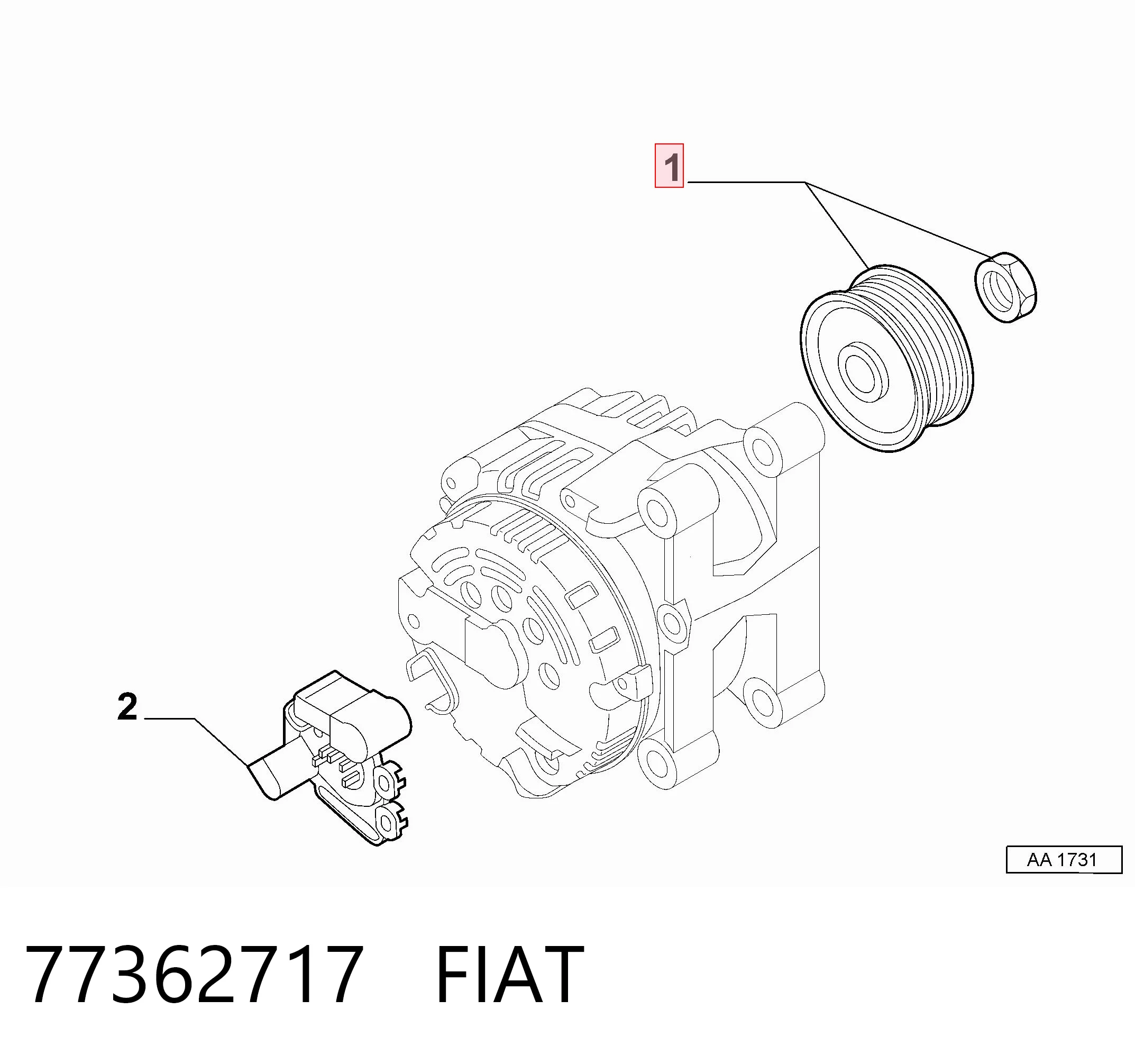 77362717 Fiat/Alfa/Lancia