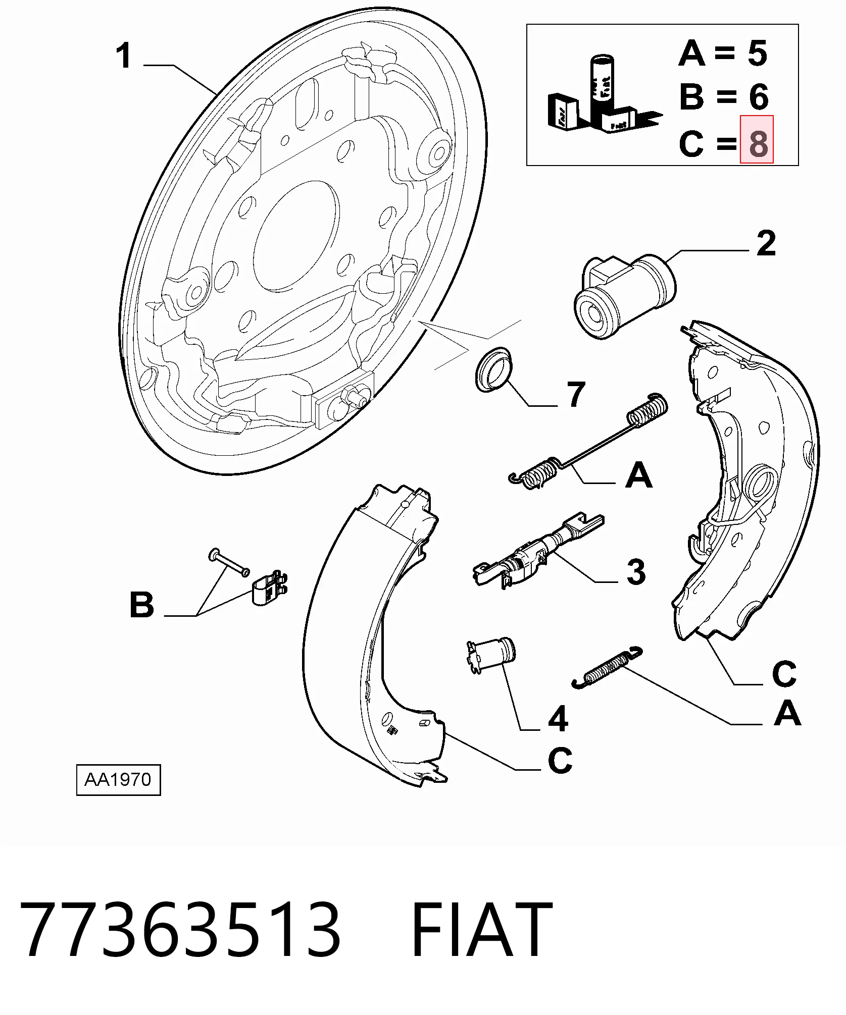 77363513 Fiat/Alfa/Lancia