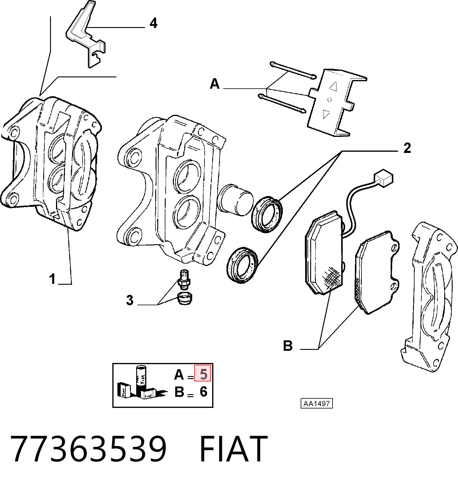 77363539 Fiat/Alfa/Lancia