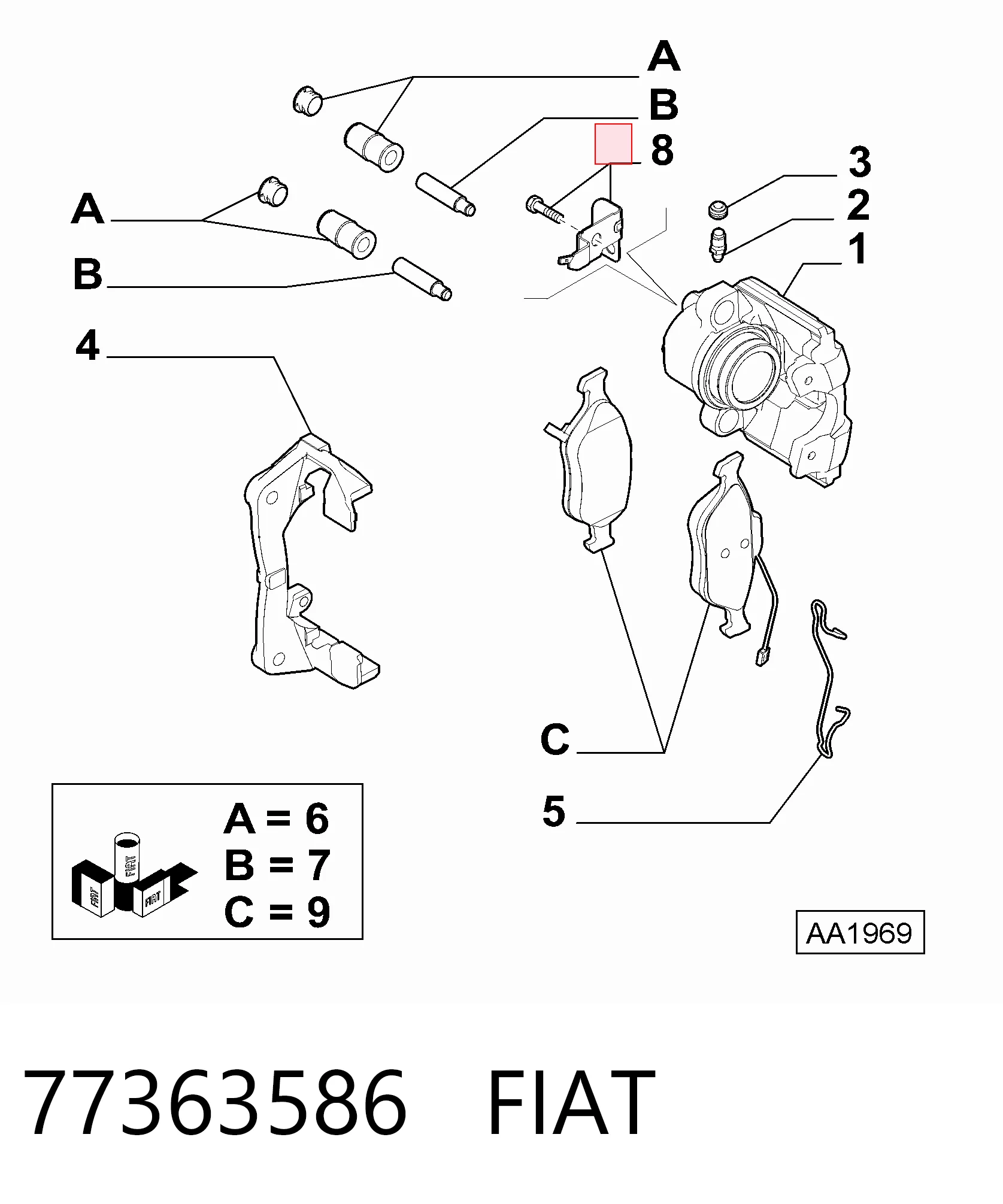 77363586 Fiat/Alfa/Lancia