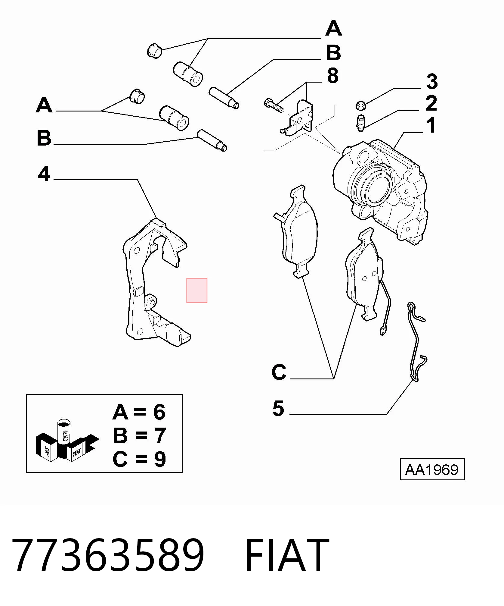 77363589 Fiat/Alfa/Lancia