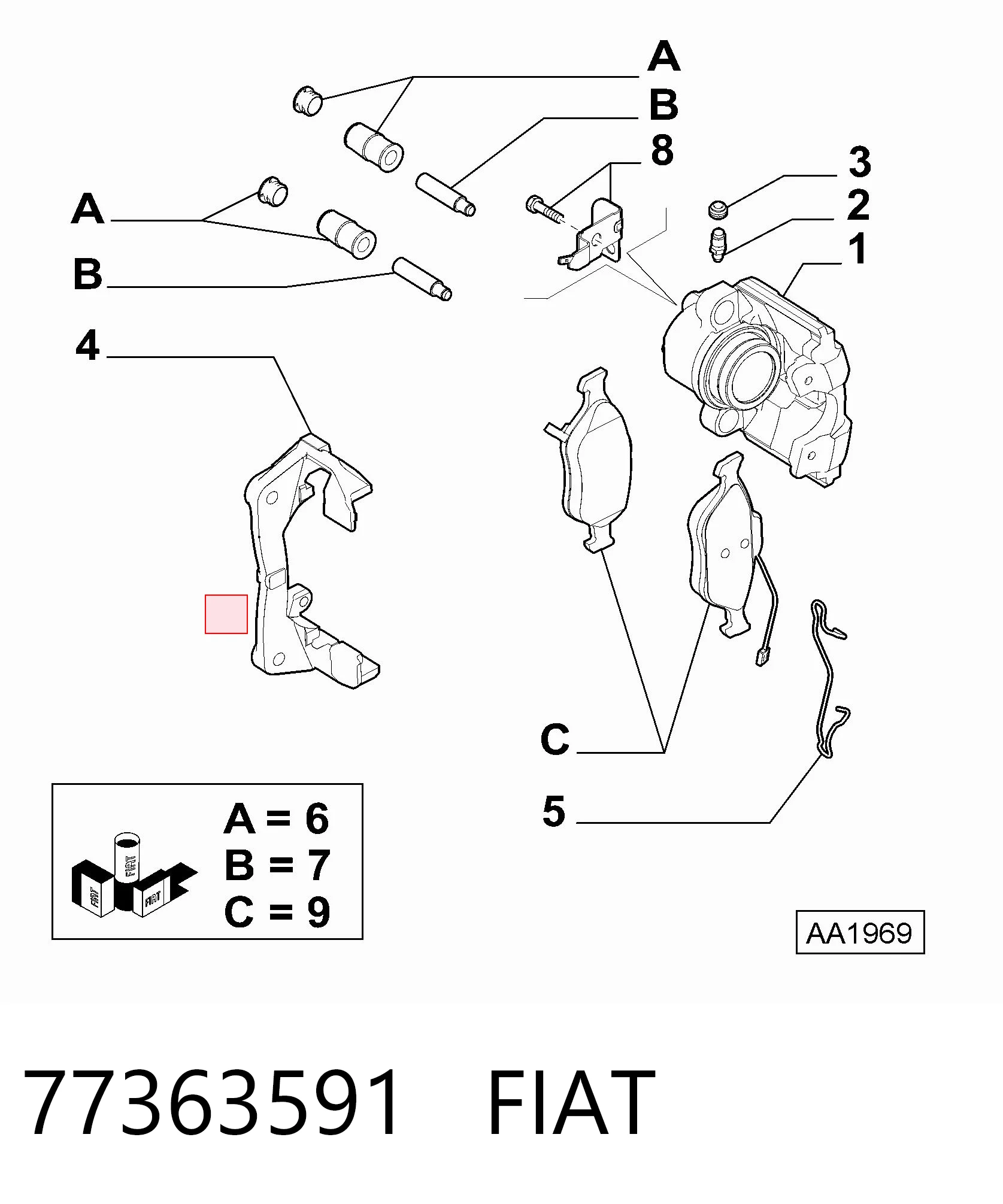 77363591 Fiat/Alfa/Lancia