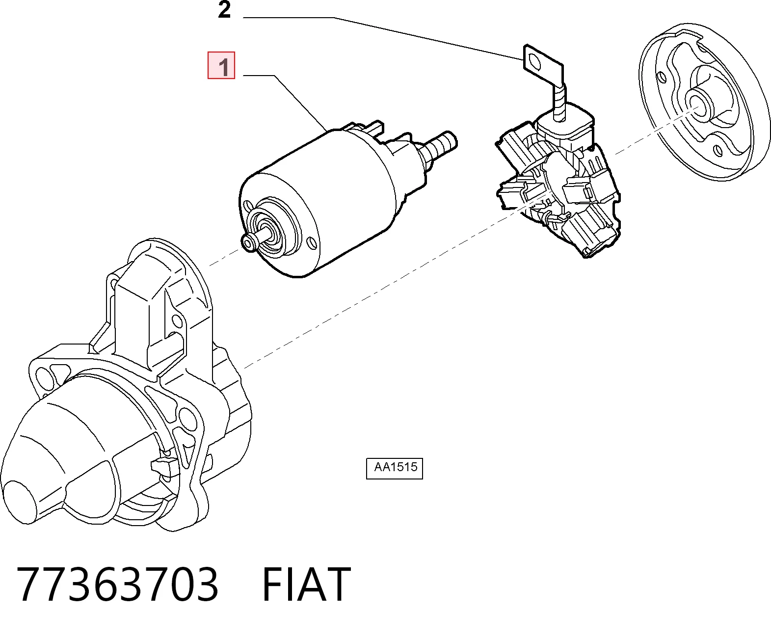 77363703 Fiat/Alfa/Lancia