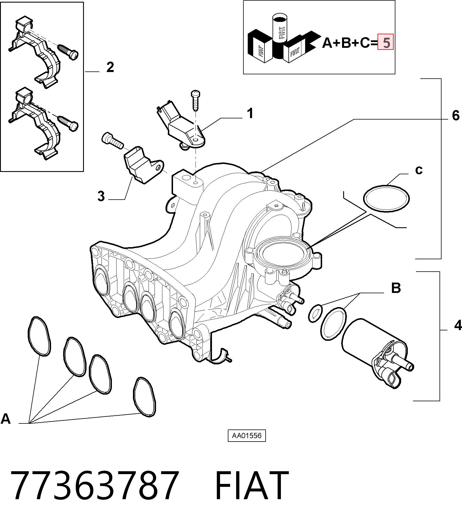 77363787 Fiat/Alfa/Lancia