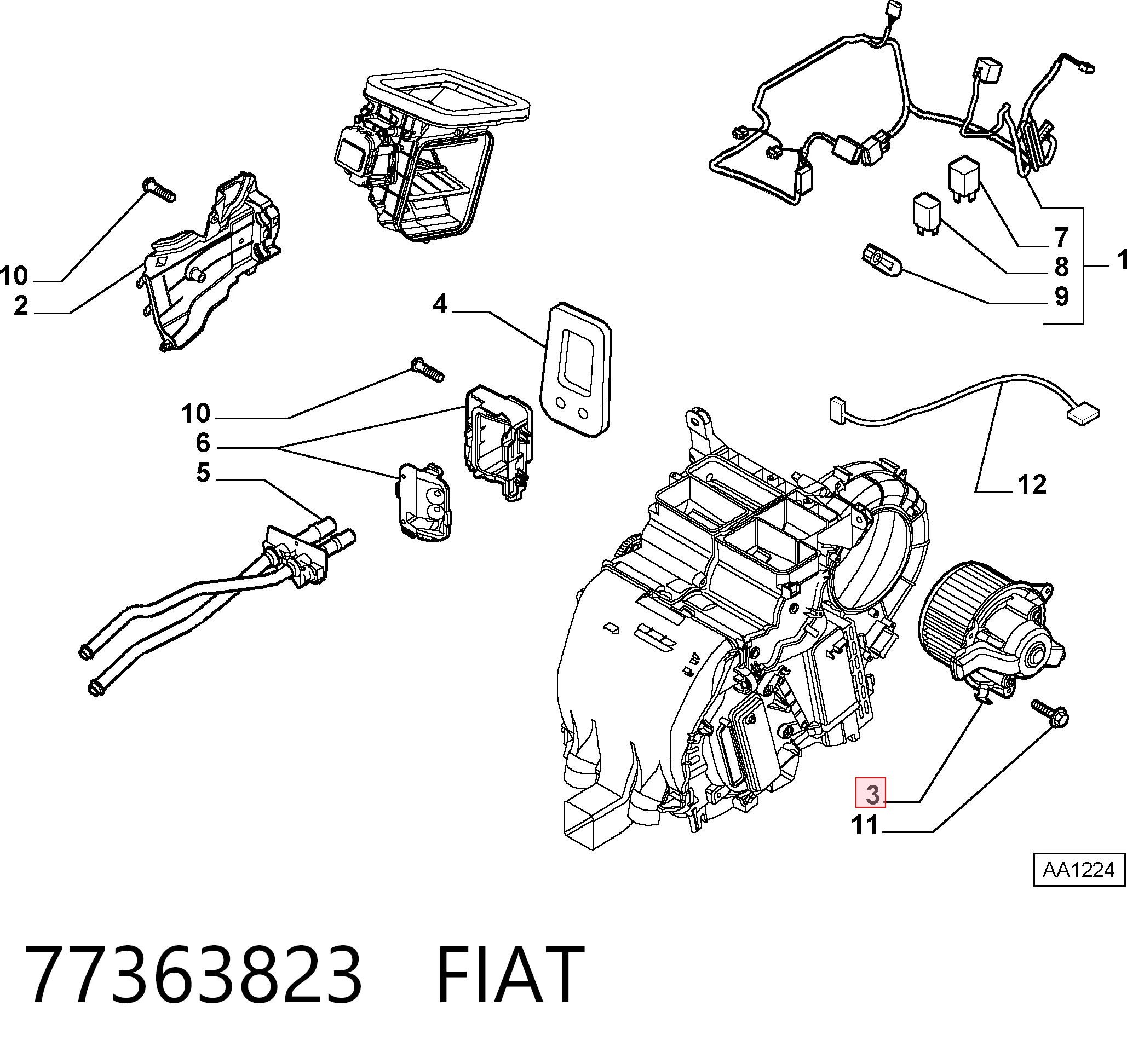 77363823 Fiat/Alfa/Lancia