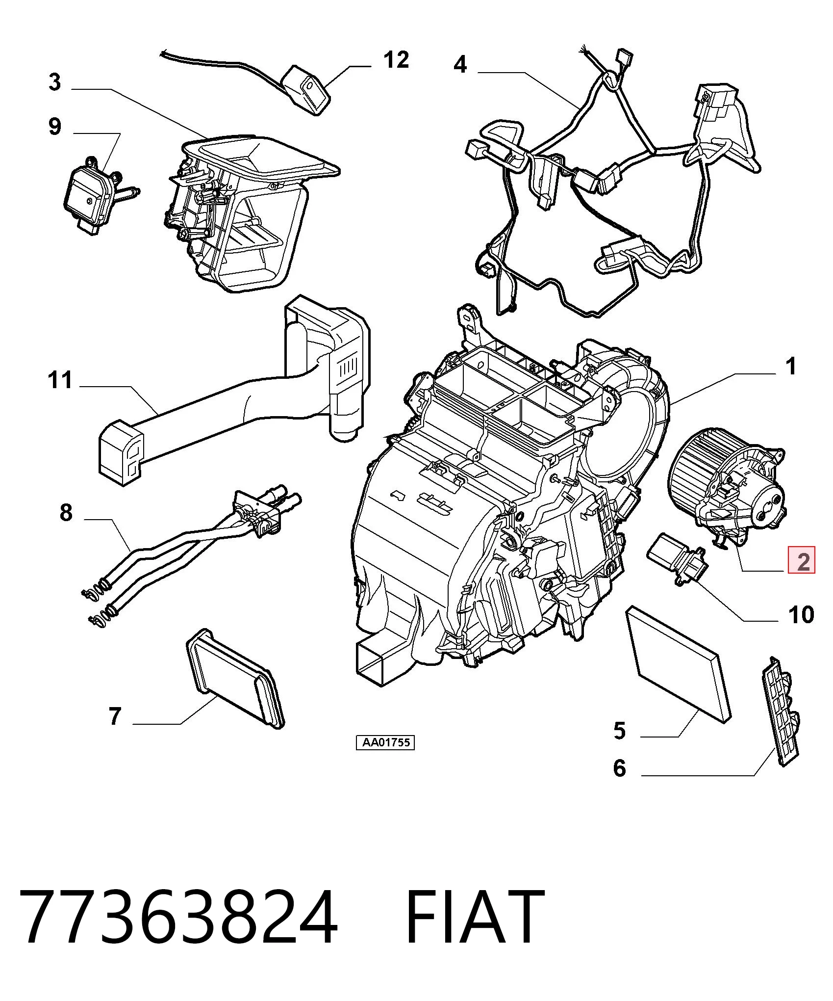77363824 Fiat/Alfa/Lancia