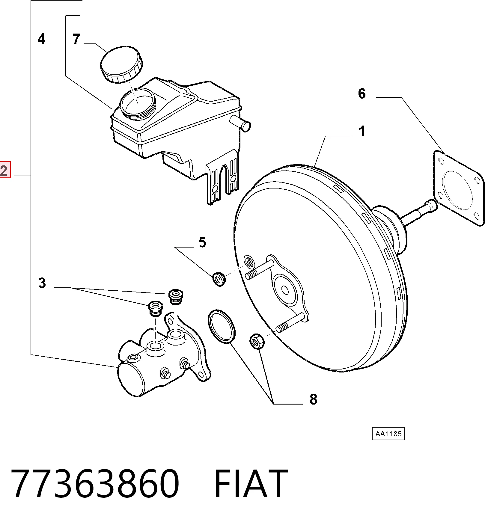 Comprar Cilindro principal de freno Linea  323