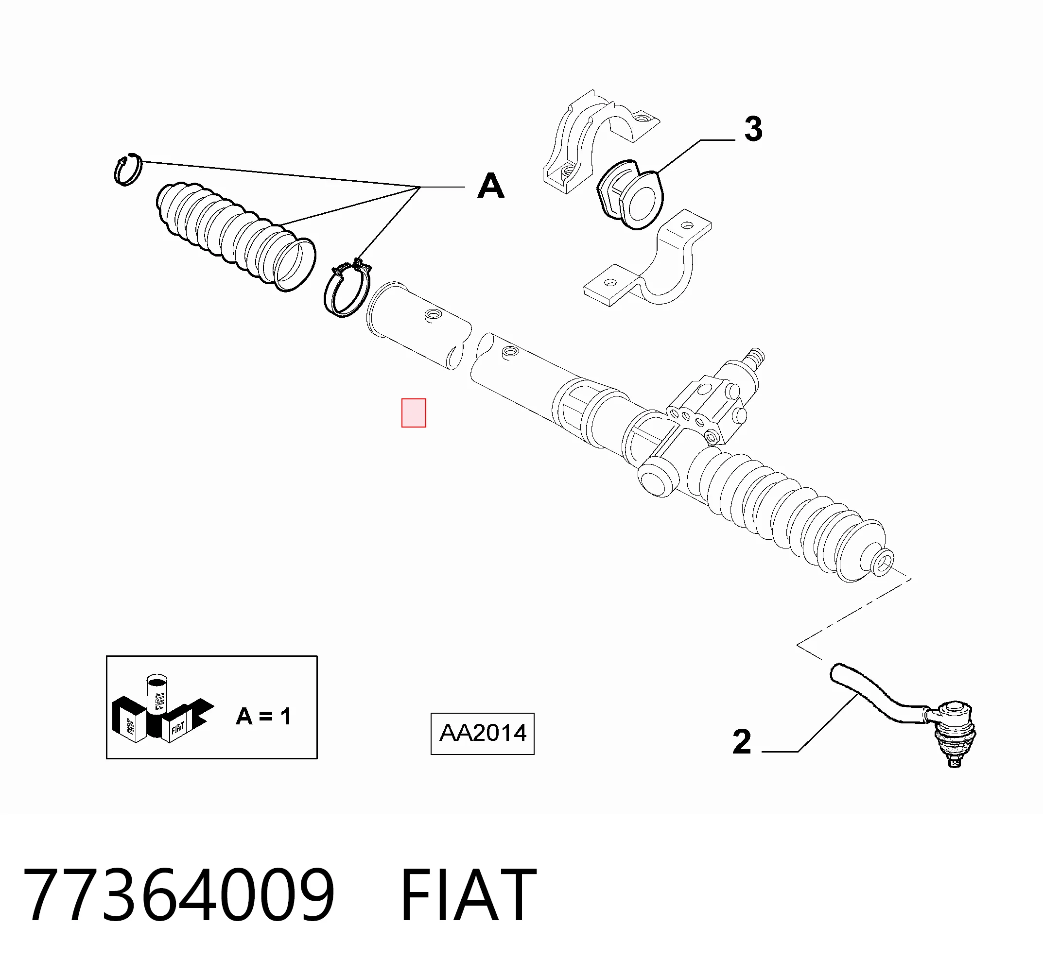 77364009 Fiat/Alfa/Lancia