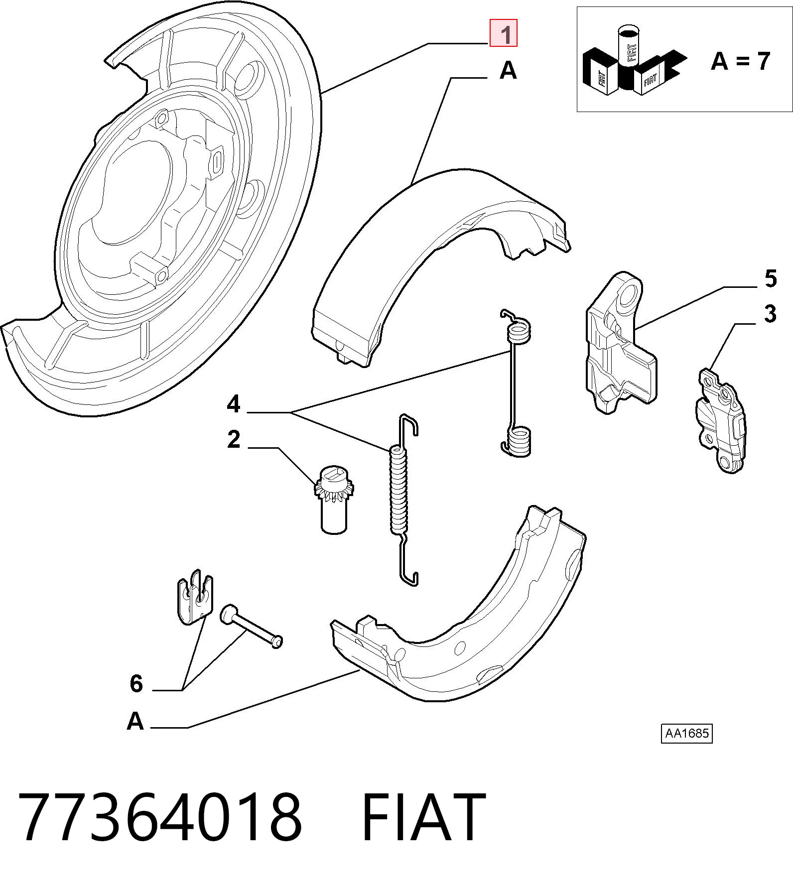 77364018 Fiat/Alfa/Lancia