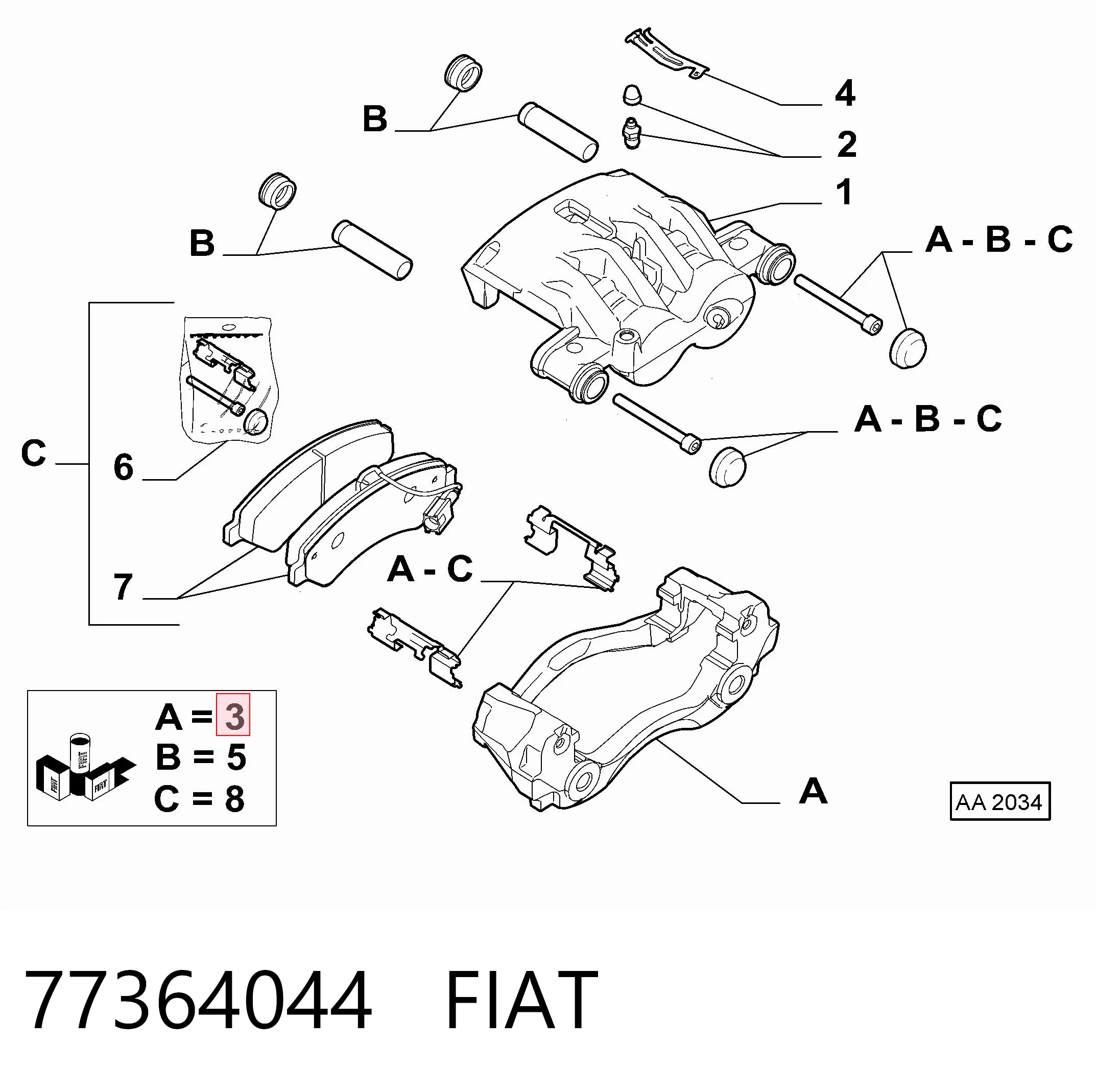 77364044 Fiat/Alfa/Lancia