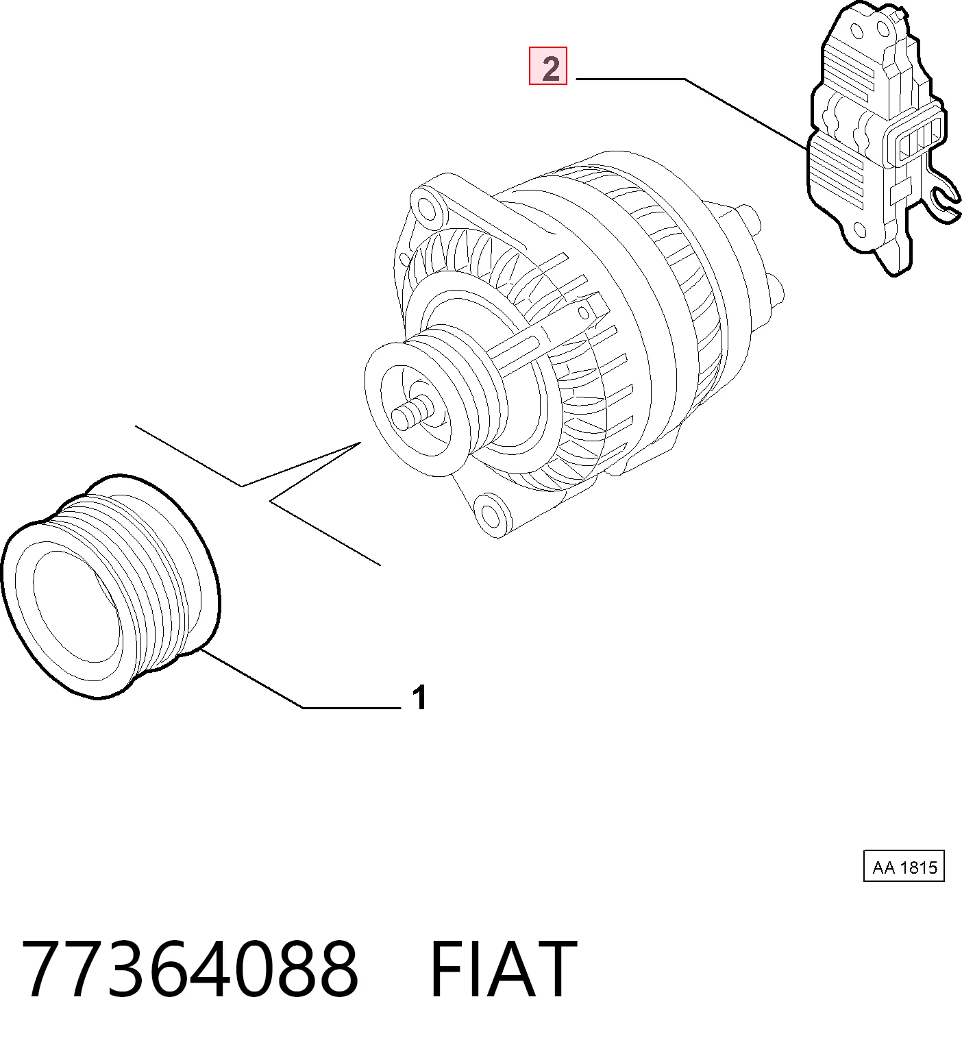 77364088 Fiat/Alfa/Lancia