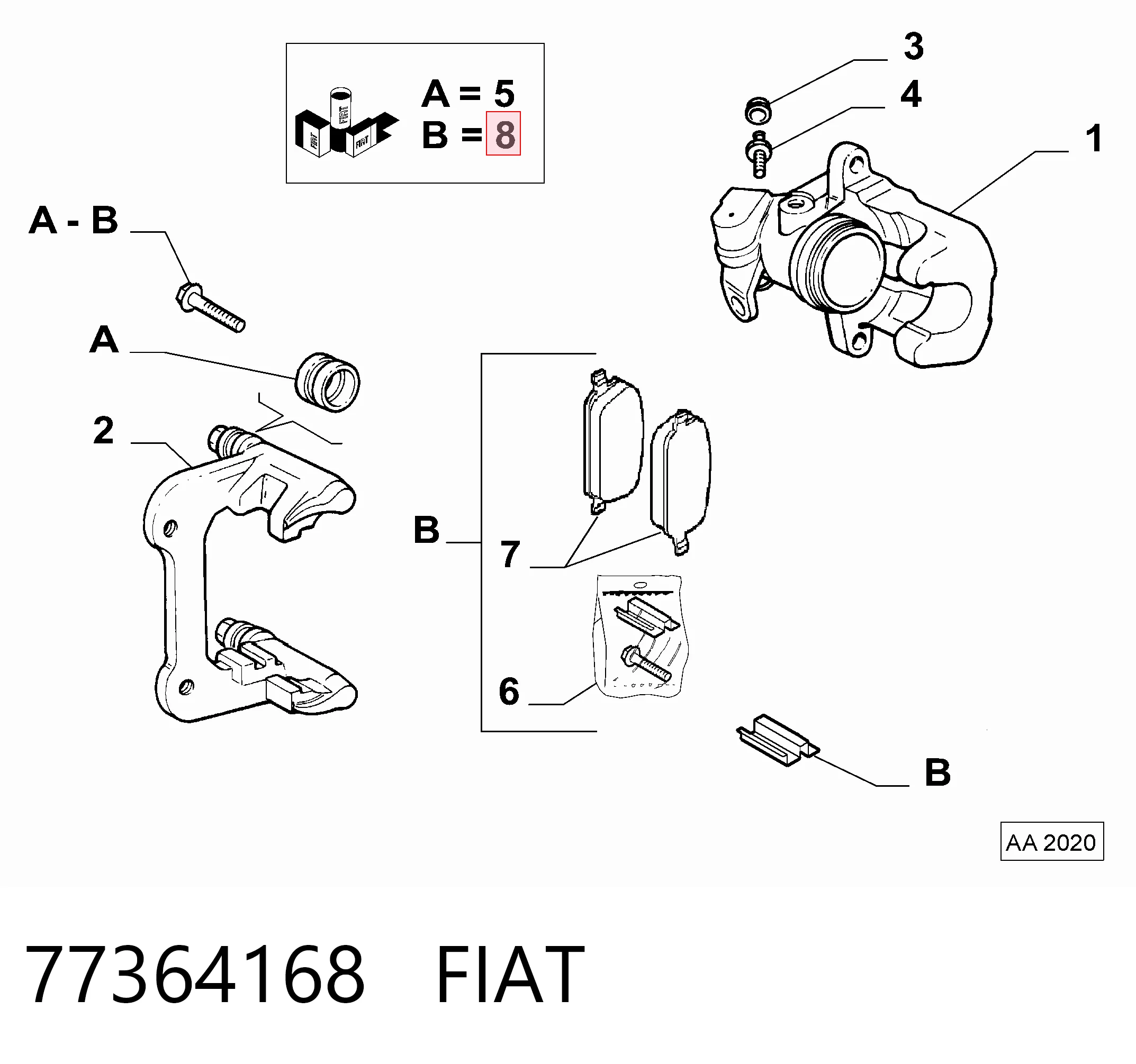 77364168 Fiat/Alfa/Lancia