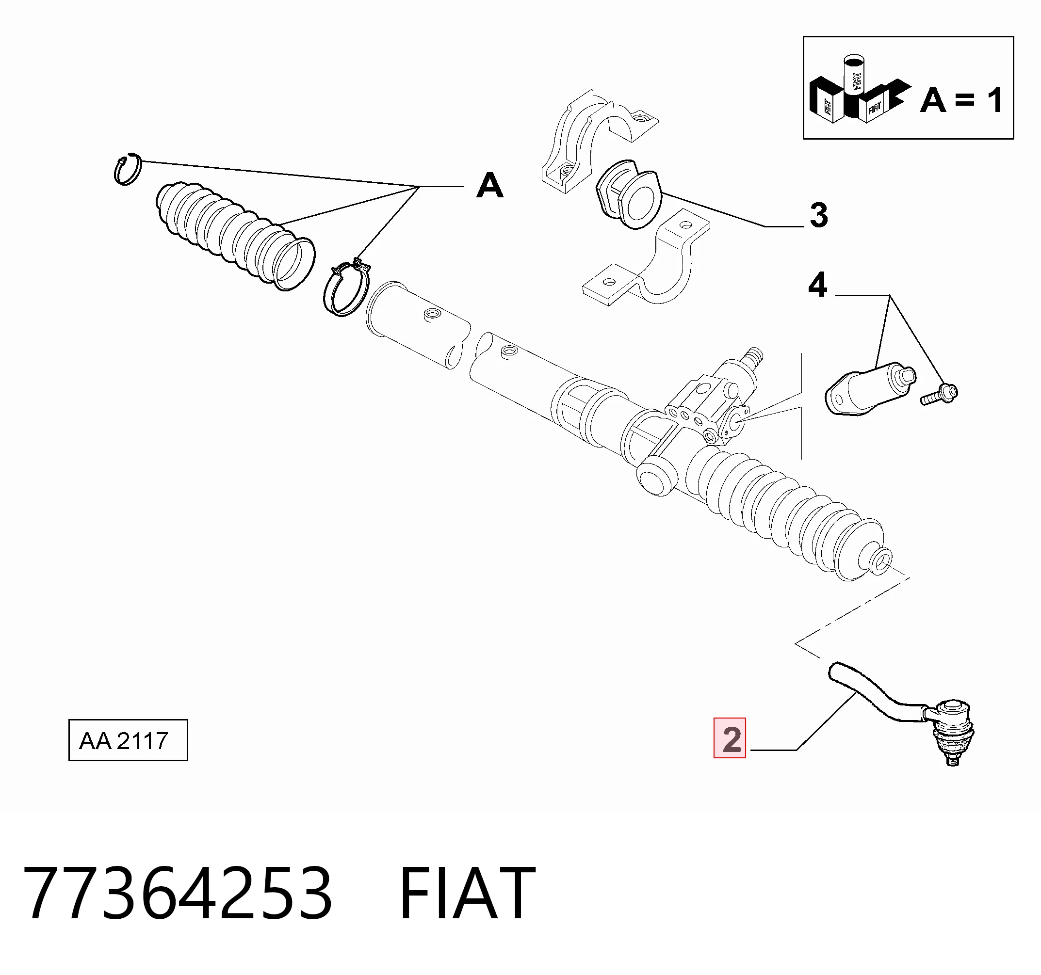 77364253 Fiat/Alfa/Lancia