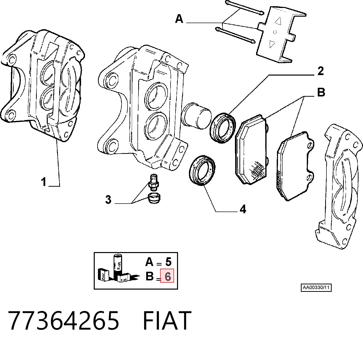 77364265 Fiat/Alfa/Lancia