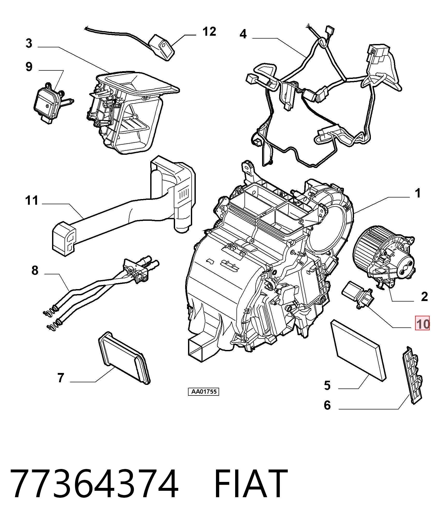 77364374 Fiat/Alfa/Lancia