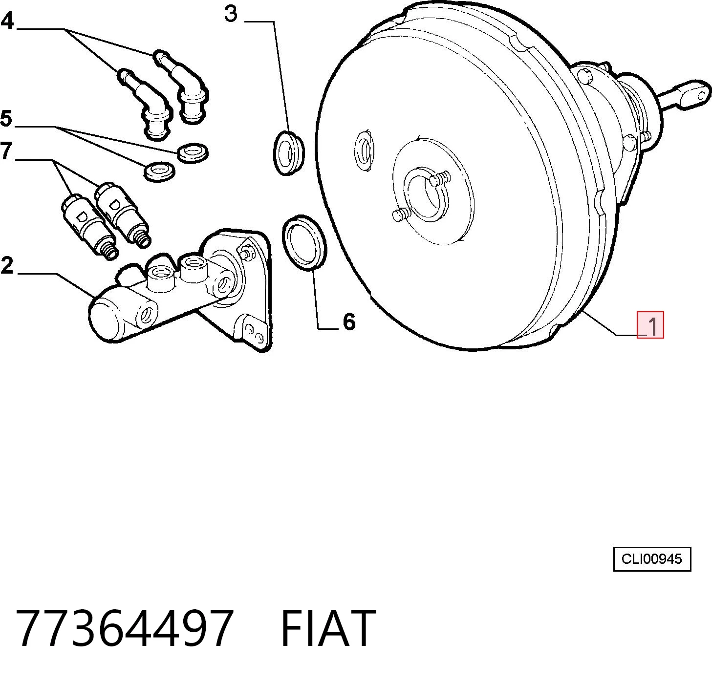 Comprar Servofreno Fiat Punto  199 a bajo precio