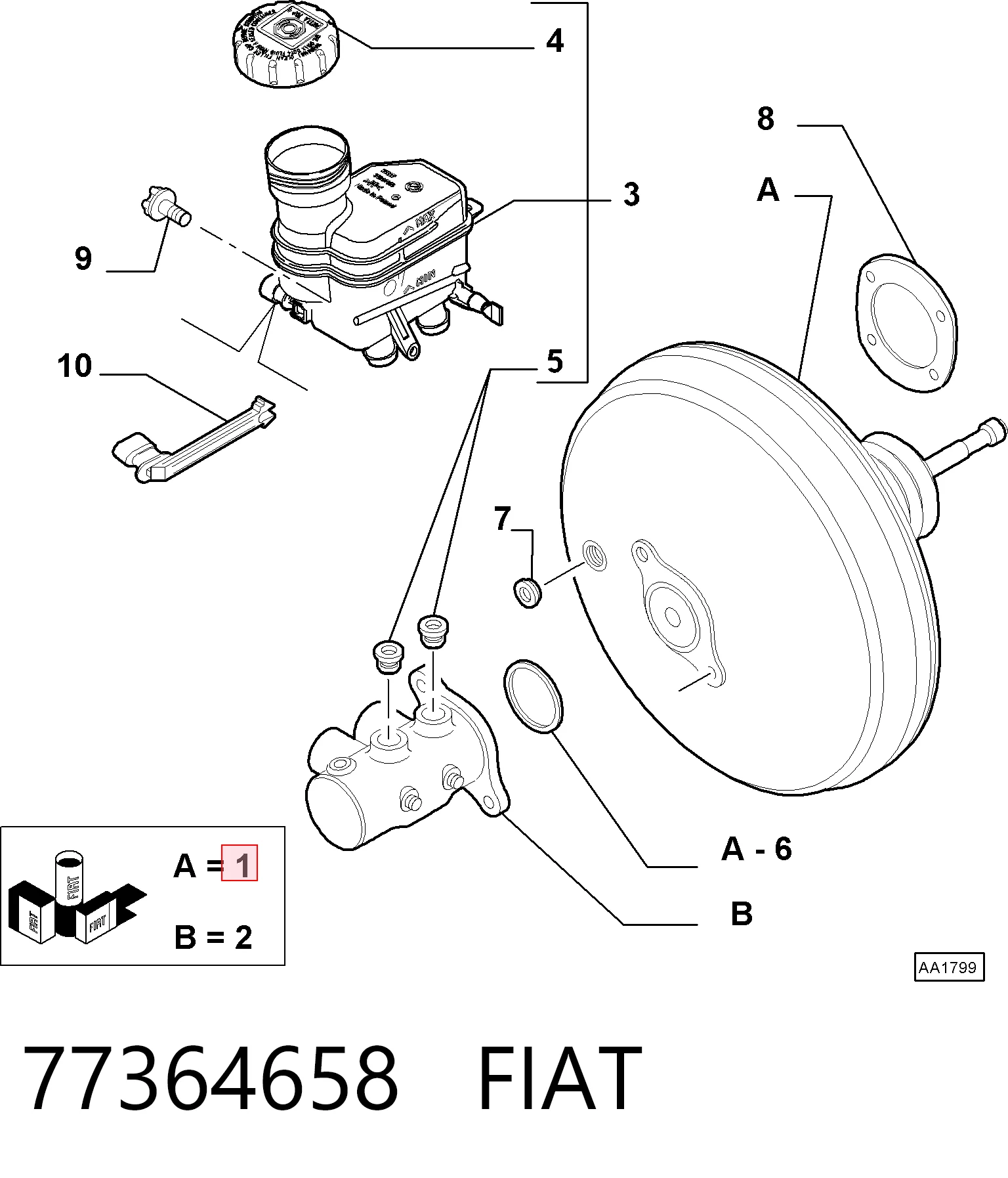 Comprar Servofreno Fiat 500  312 a bajo precio