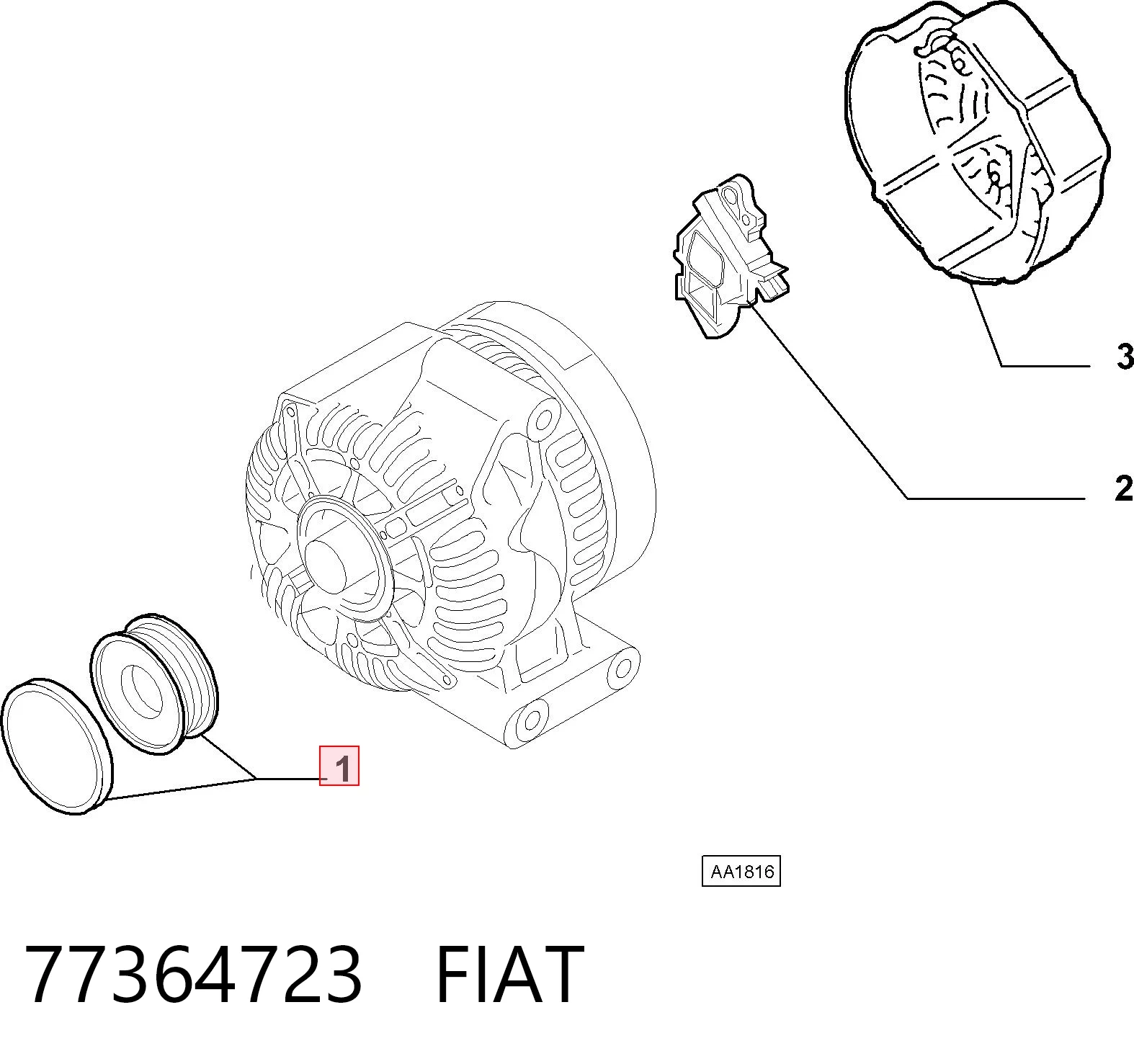77364723 Fiat/Alfa/Lancia